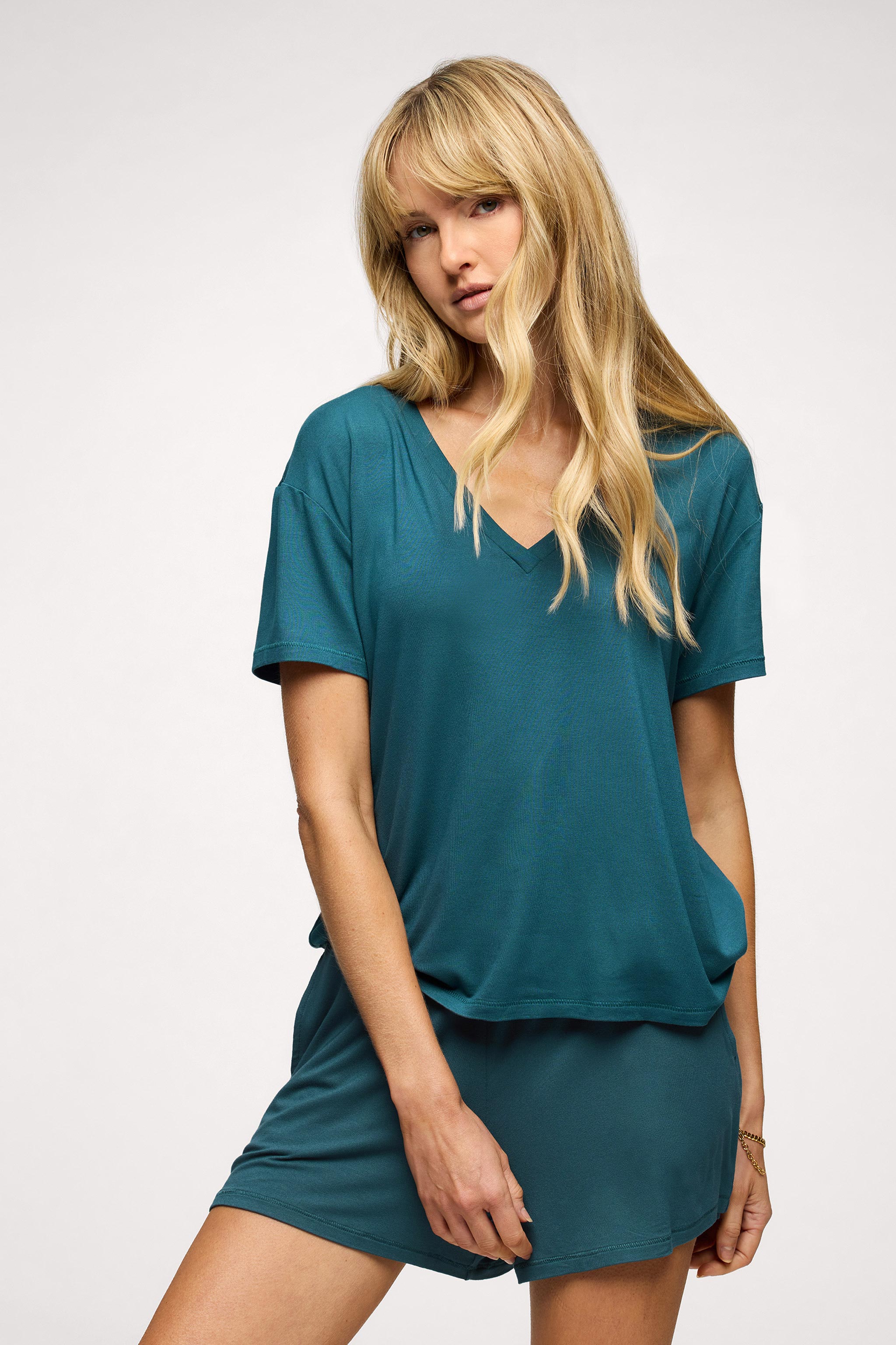 V-Neck Pajama Tee