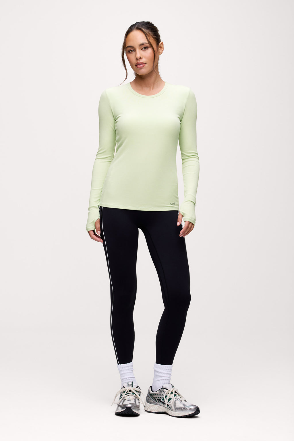 Sporty Rib Bra Long Sleeve