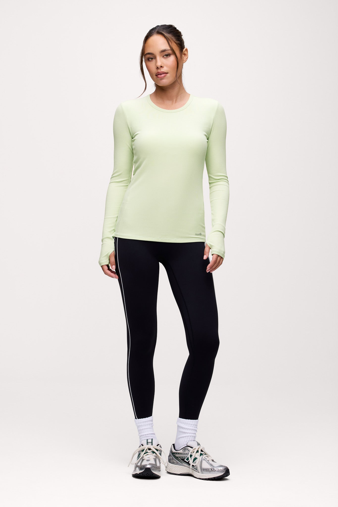 Sporty Rib Bra Long Sleeve