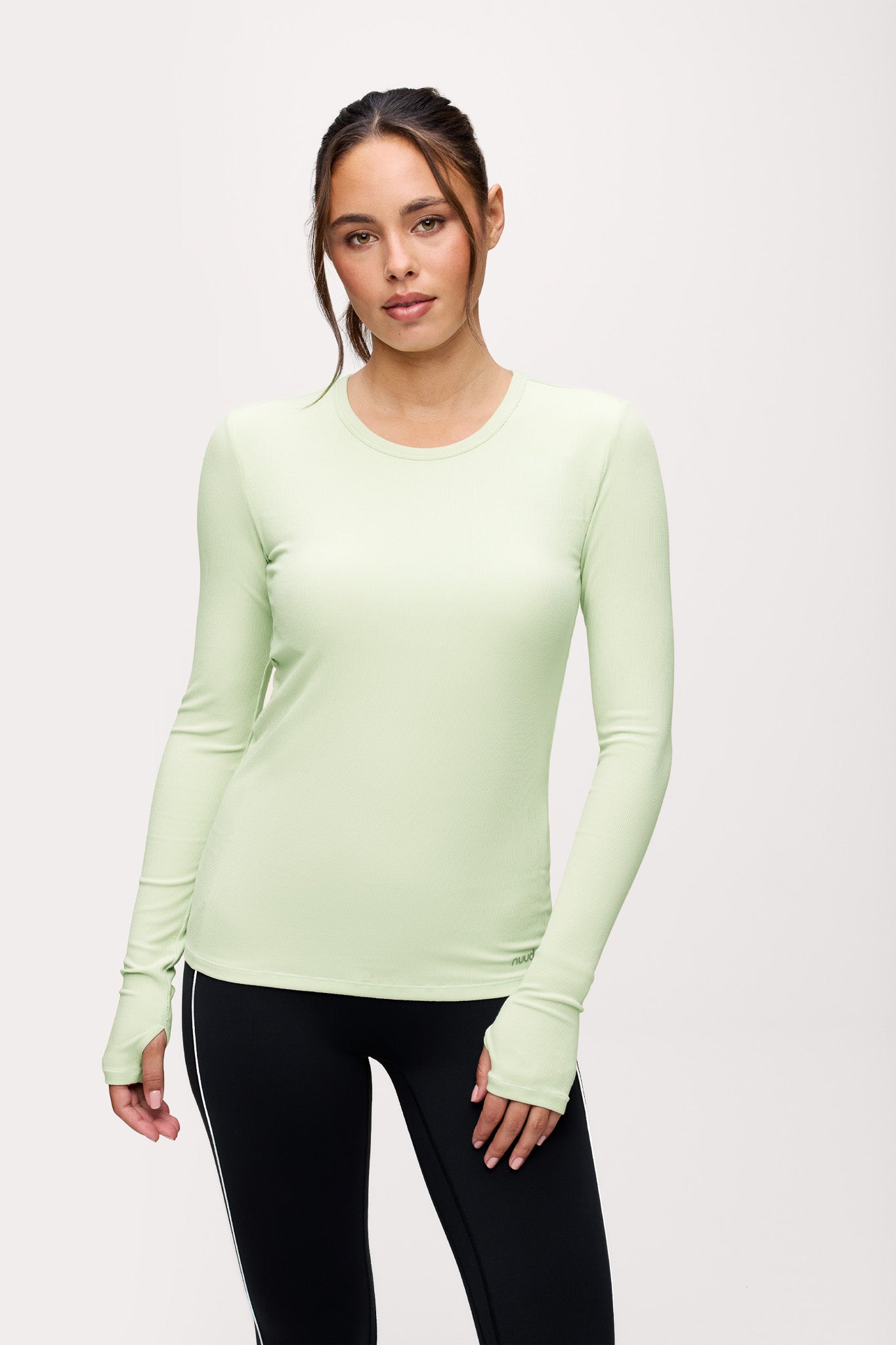 Sporty Rib Bra Long Sleeve