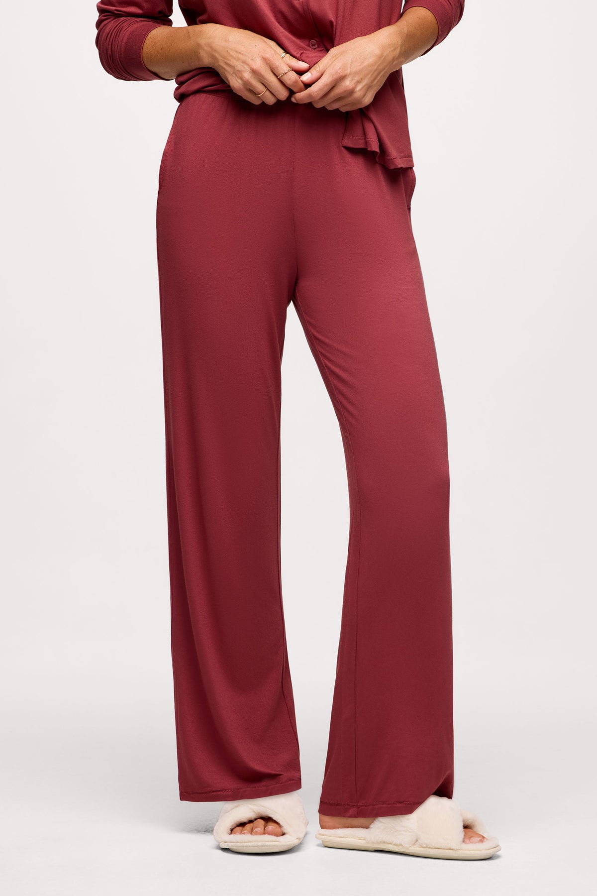 Color:Mauve | Pajama Pant
