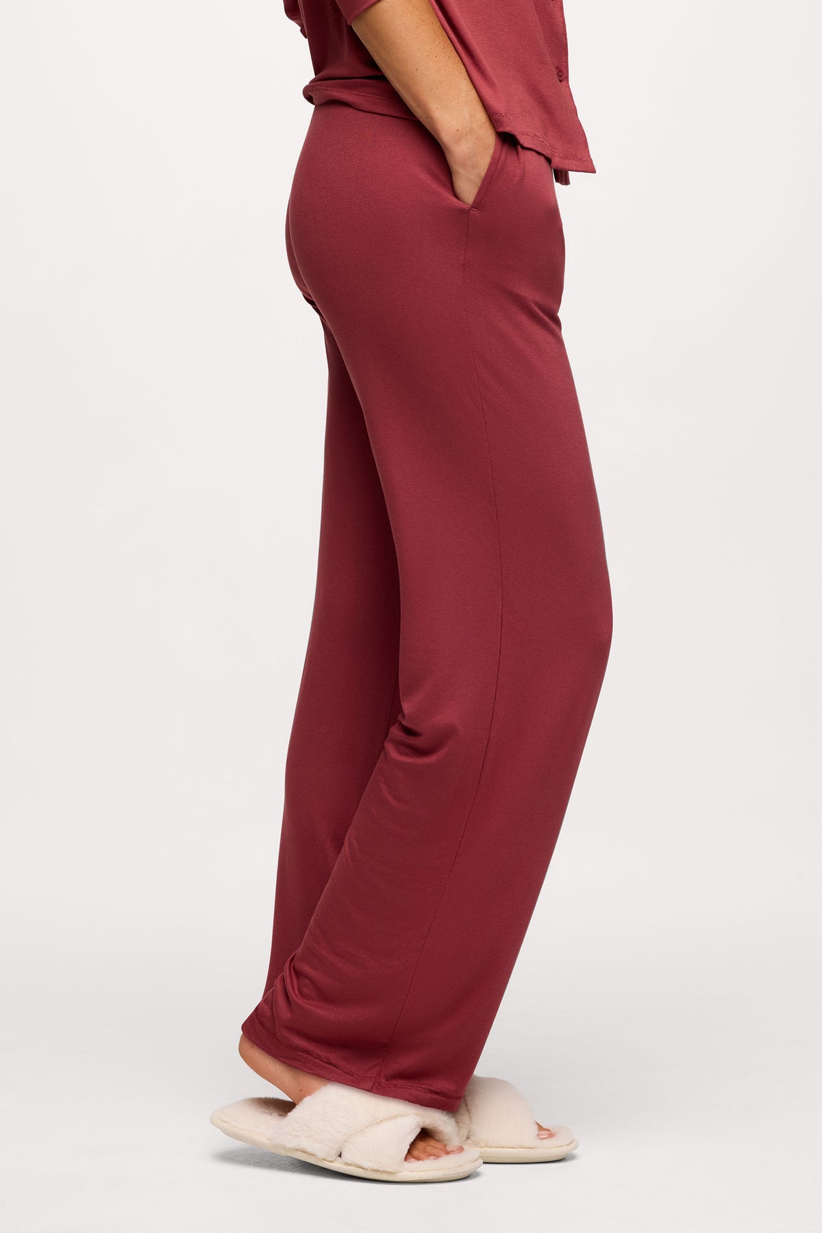 Color:Mauve | Pajama Pant