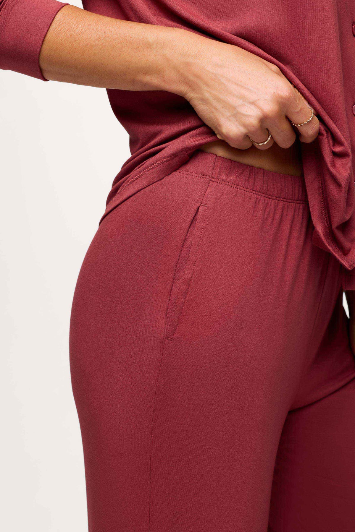 Color:Mauve | Pajama Pant
