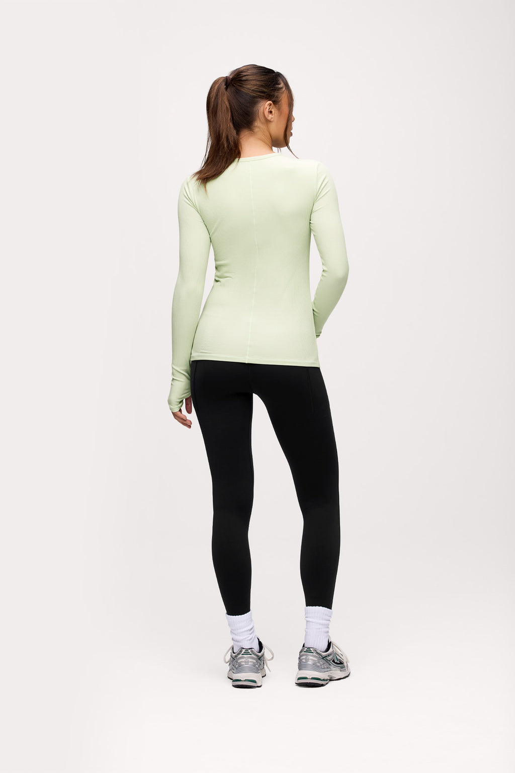 Sporty Rib Bra Long Sleeve