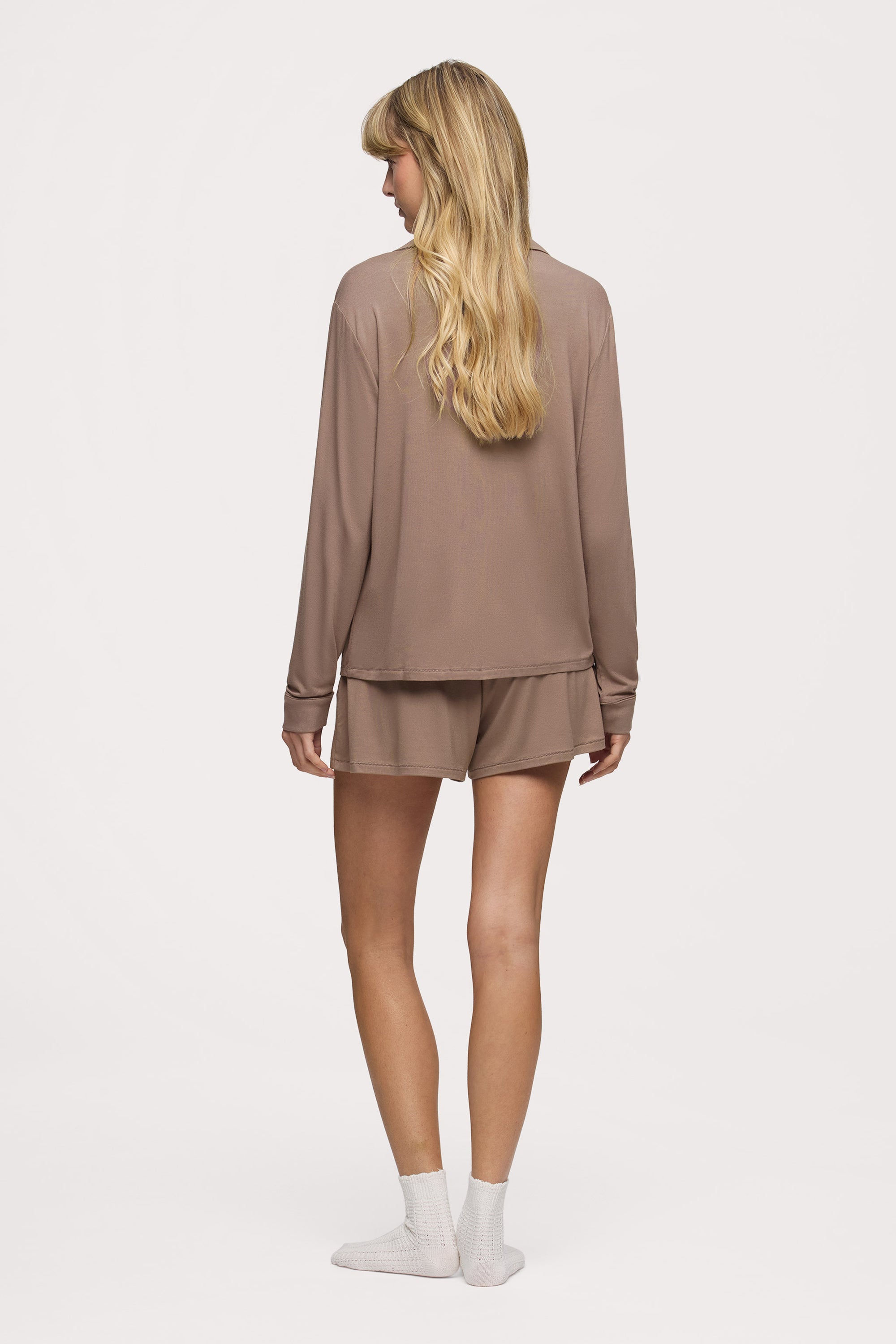 Long Sleeve Button-Up Pajama Shirt