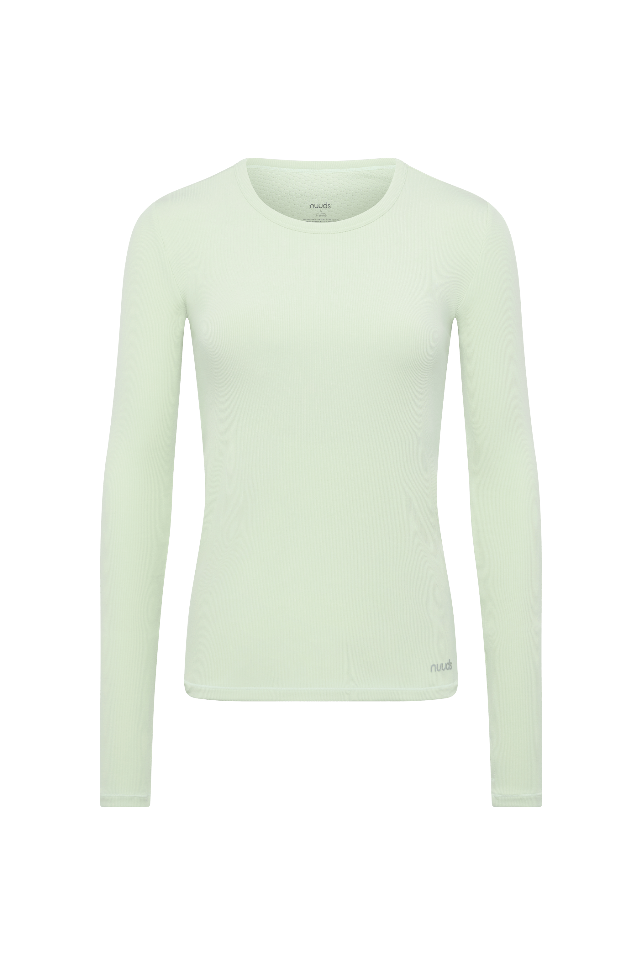 Sporty Rib Bra Long Sleeve | Matcha