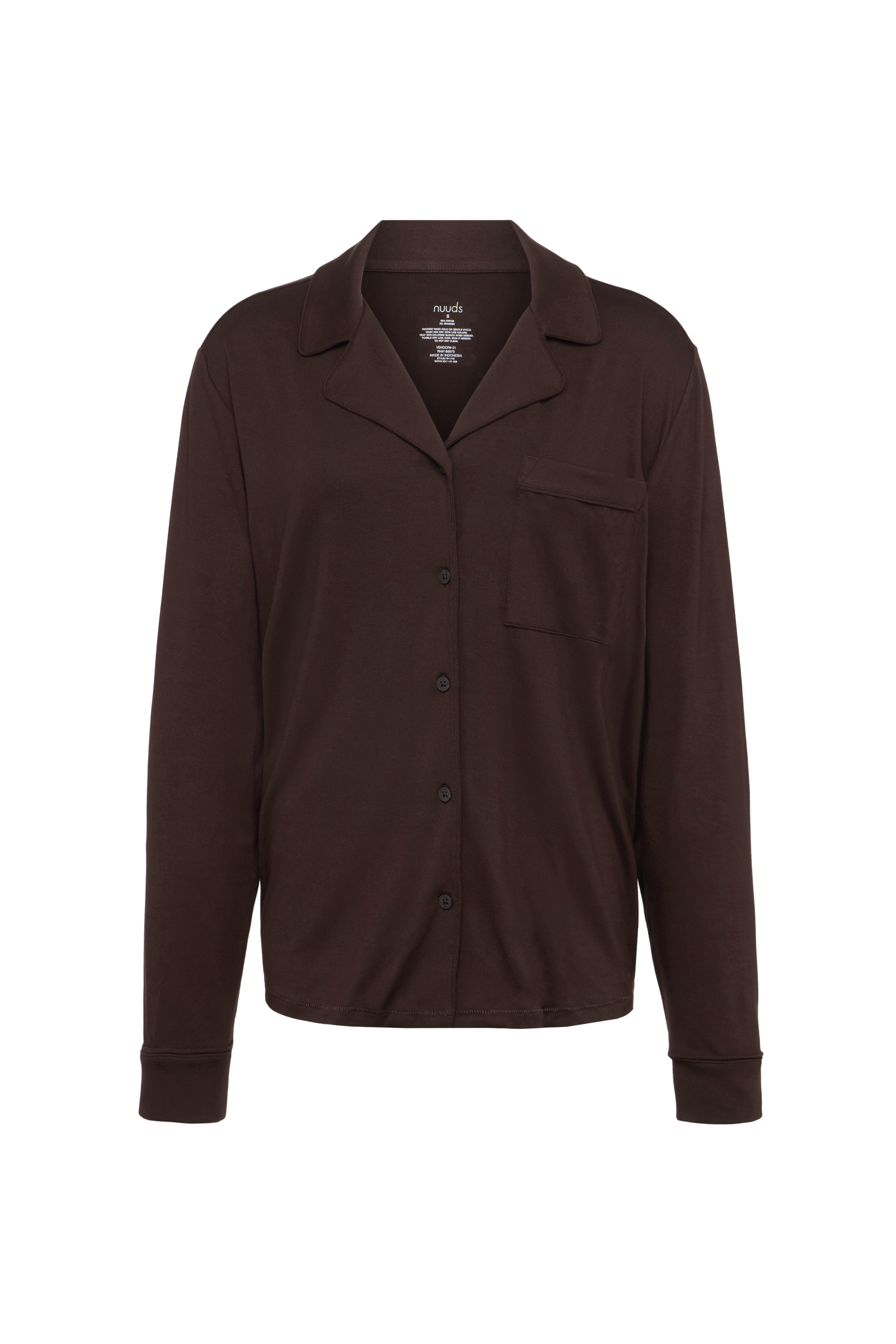 Long Sleeve Button-Up Pajama Shirt