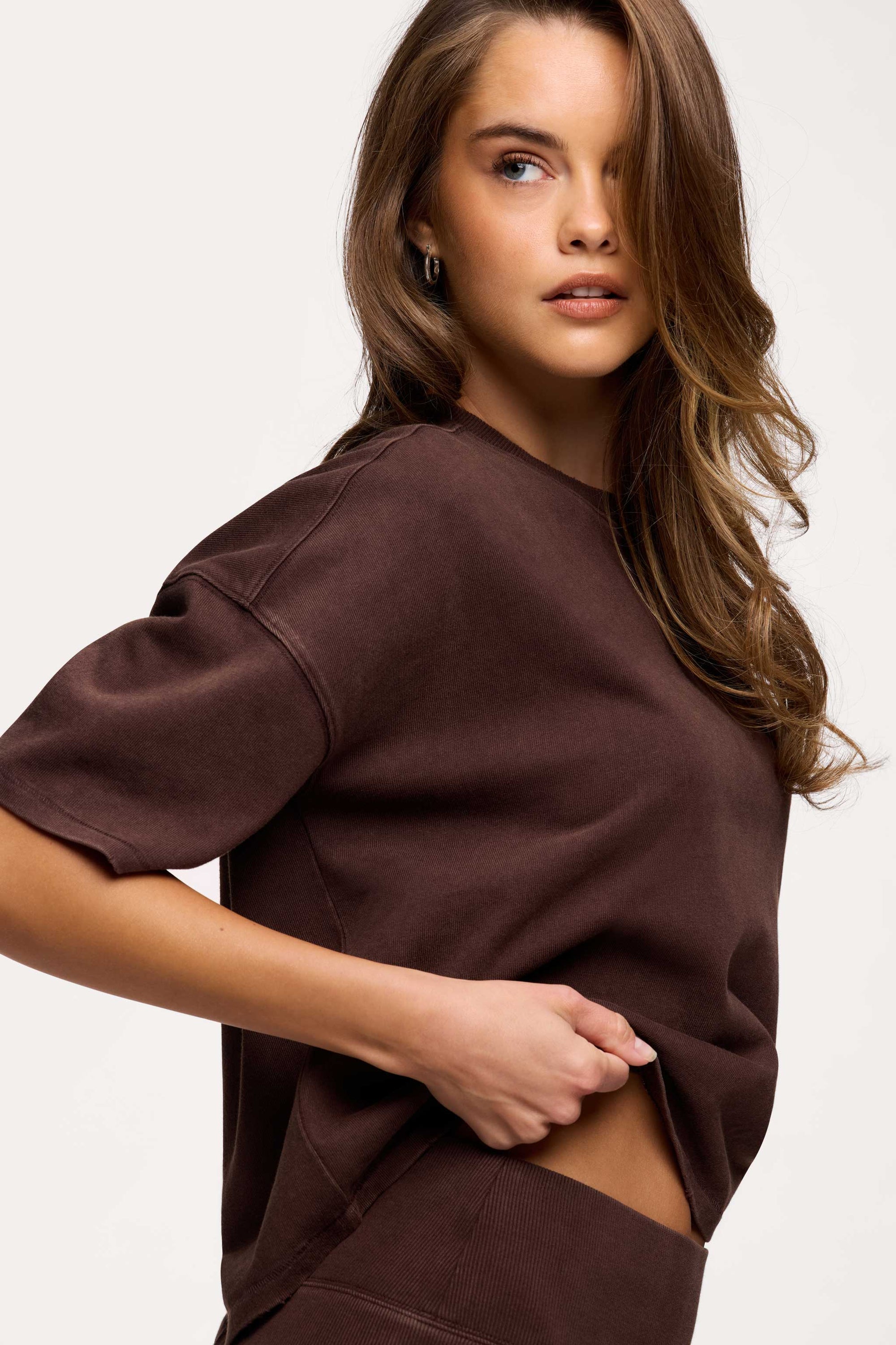 Ribbed Flare Set | Washed Espresso