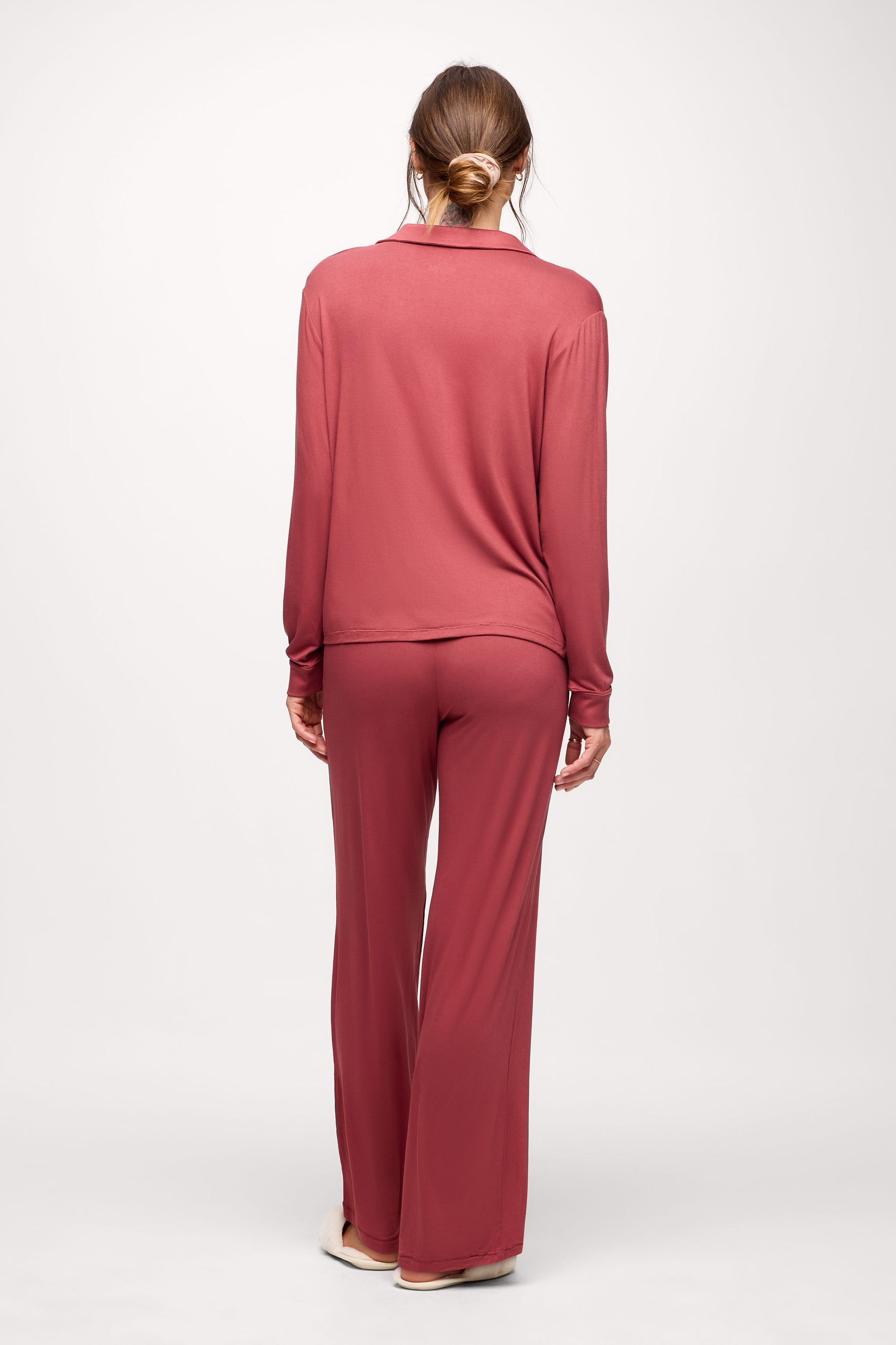 Long Sleeve Button-Up Pajama Shirt