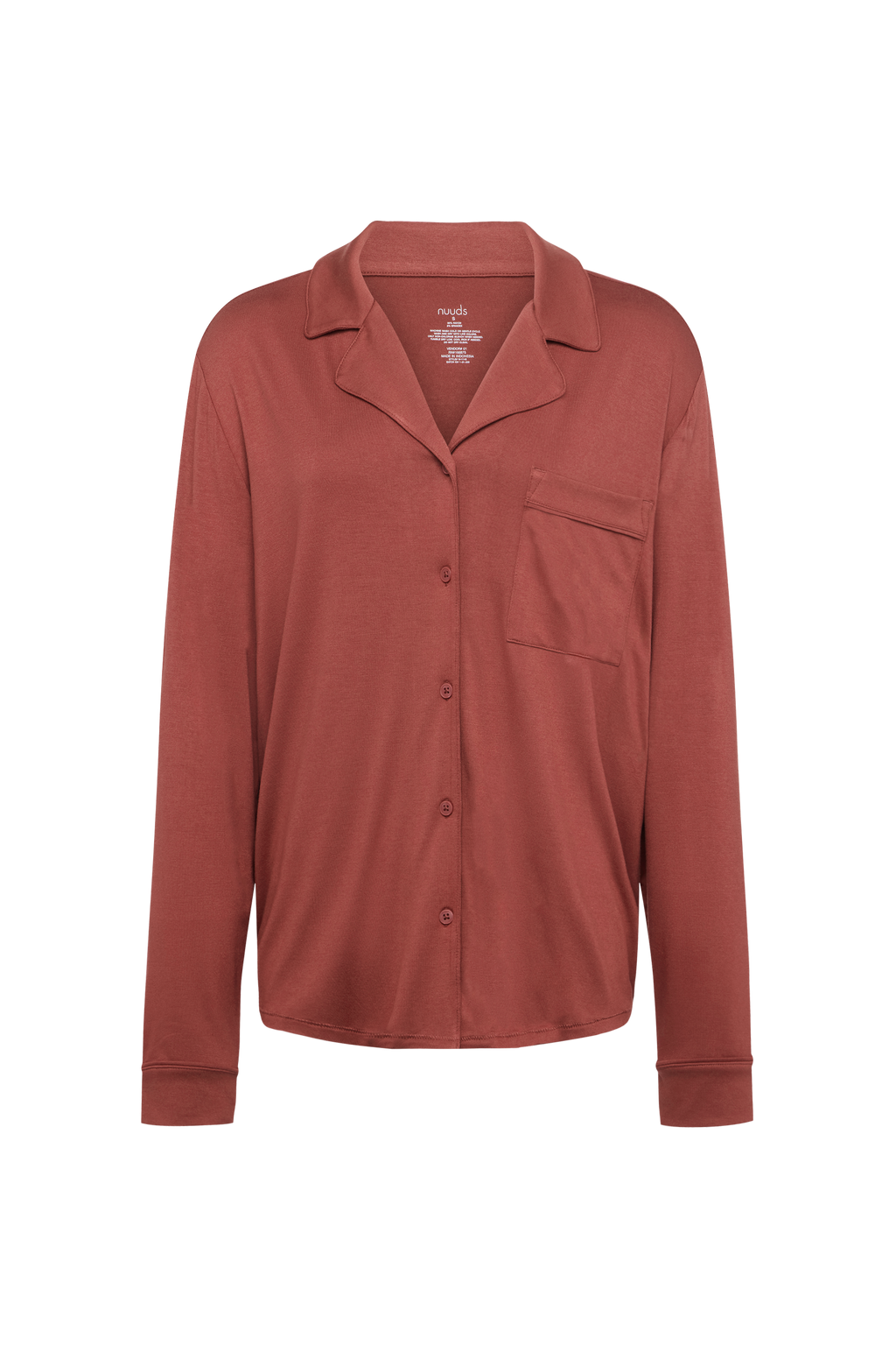 Long Sleeve Button-Up Pajama Shirt