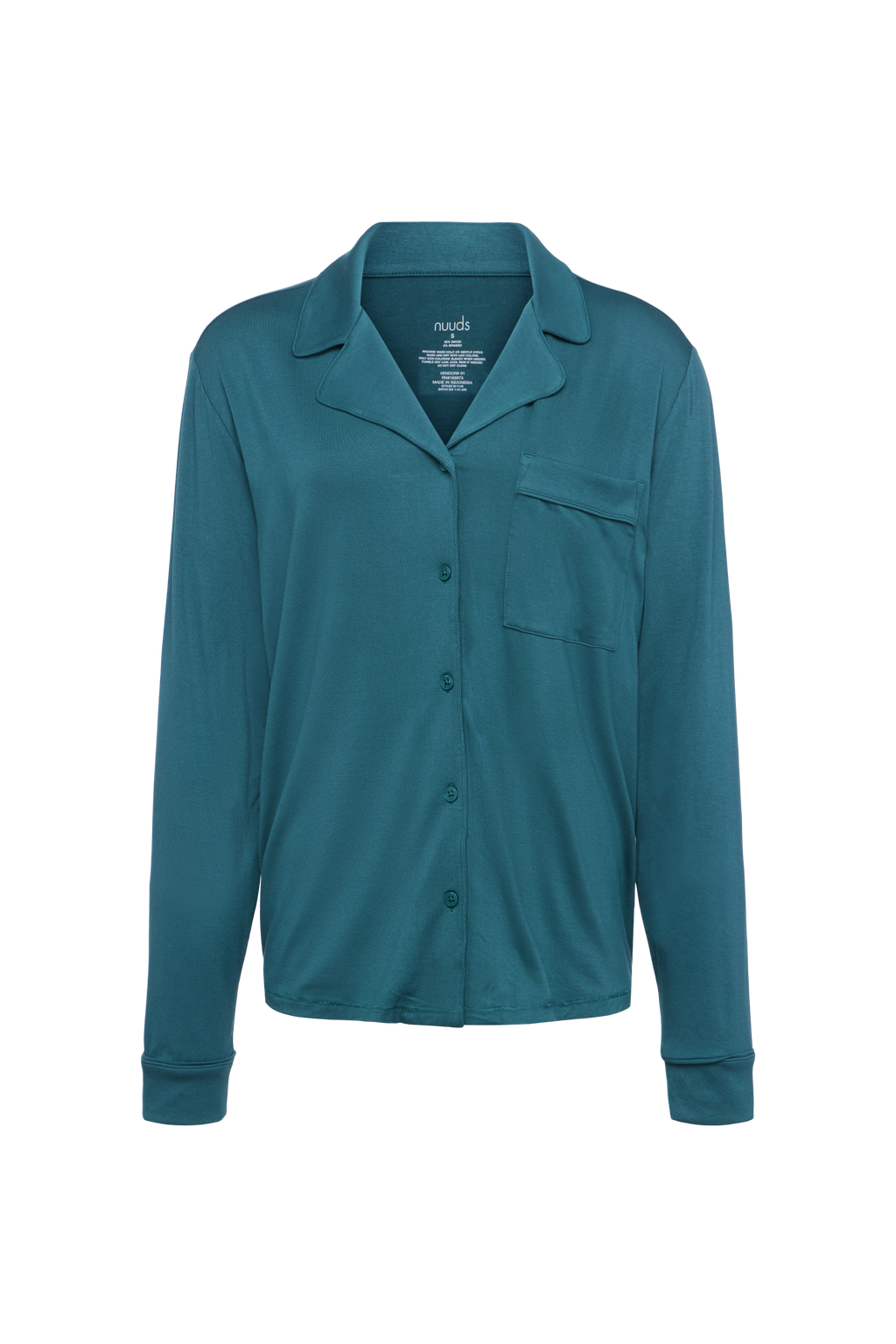 Long Sleeve Button-Up Pajama Shirt