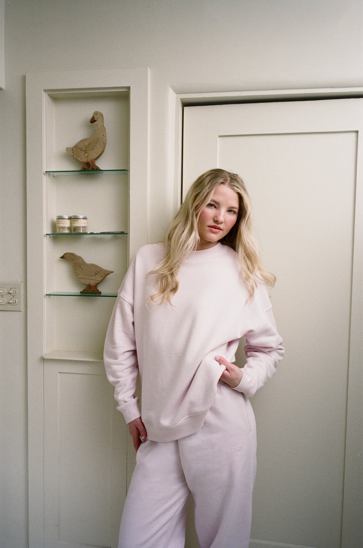 Color:Ballet | Core Fleece Crewneck Sweatshirt