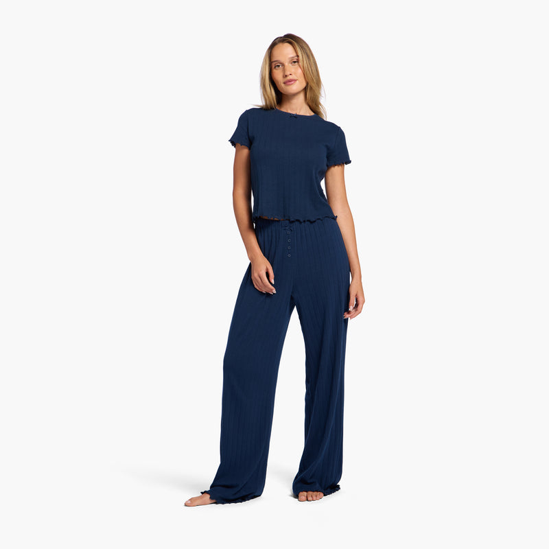 Pointelle Pajama Pant Set image 