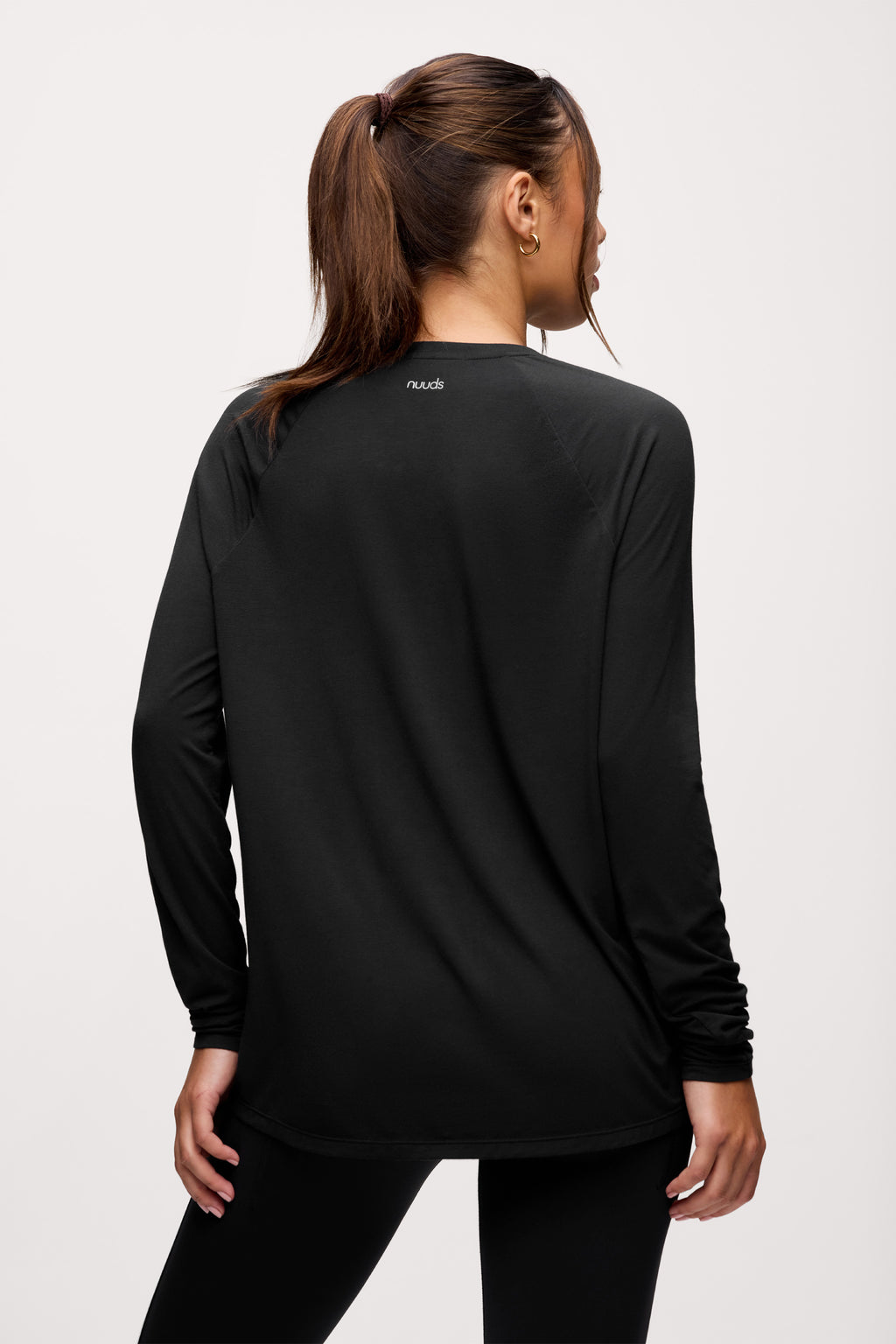Featherweight Active Long Sleeve Shirt | Black