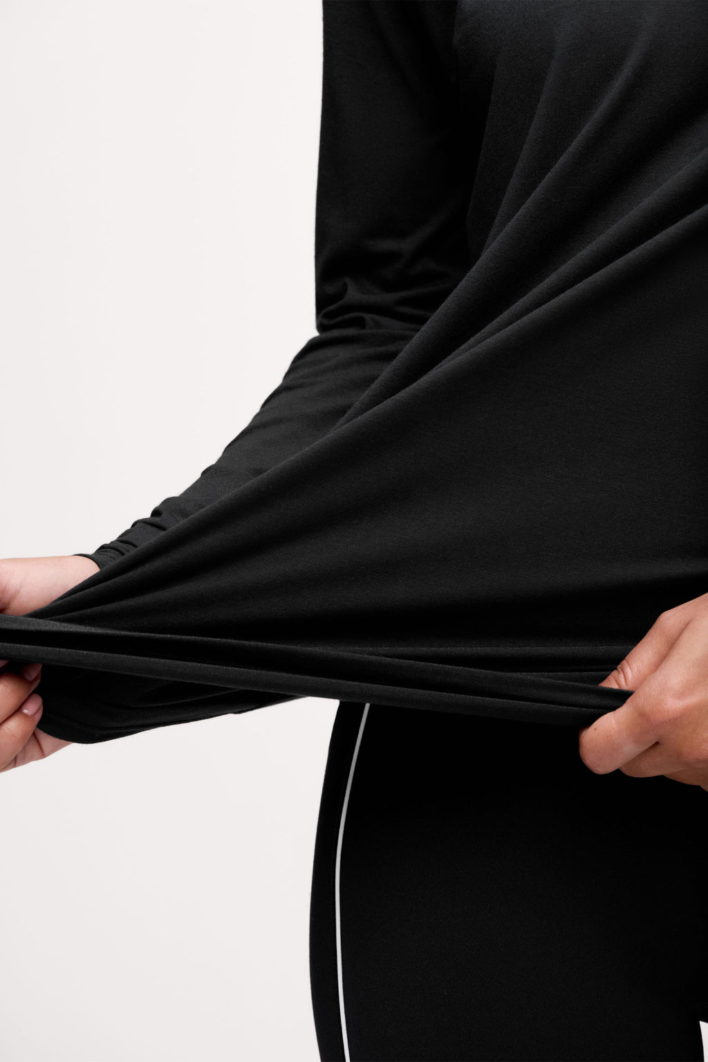 Featherweight Active Long Sleeve Shirt | Black