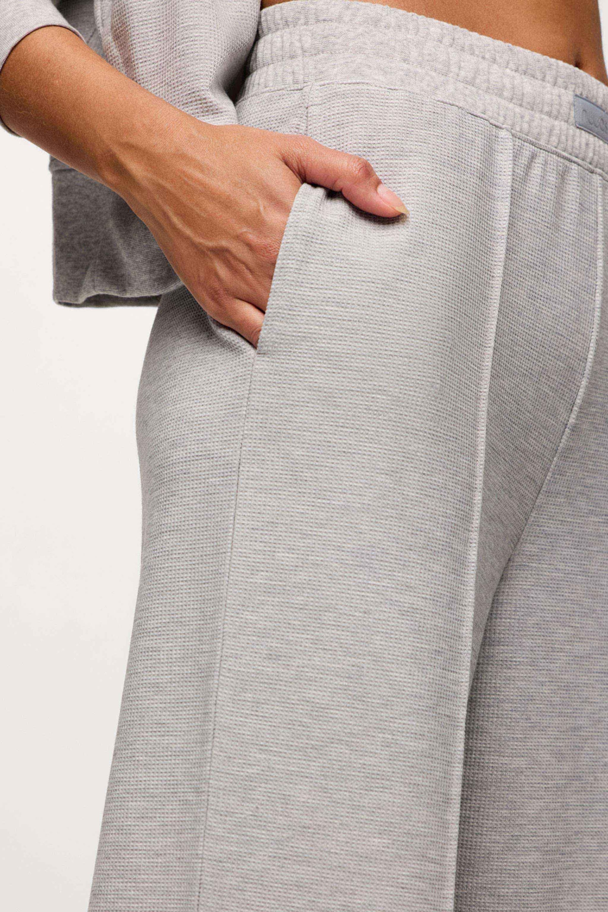 Performance Waffle Wide Leg Pant
