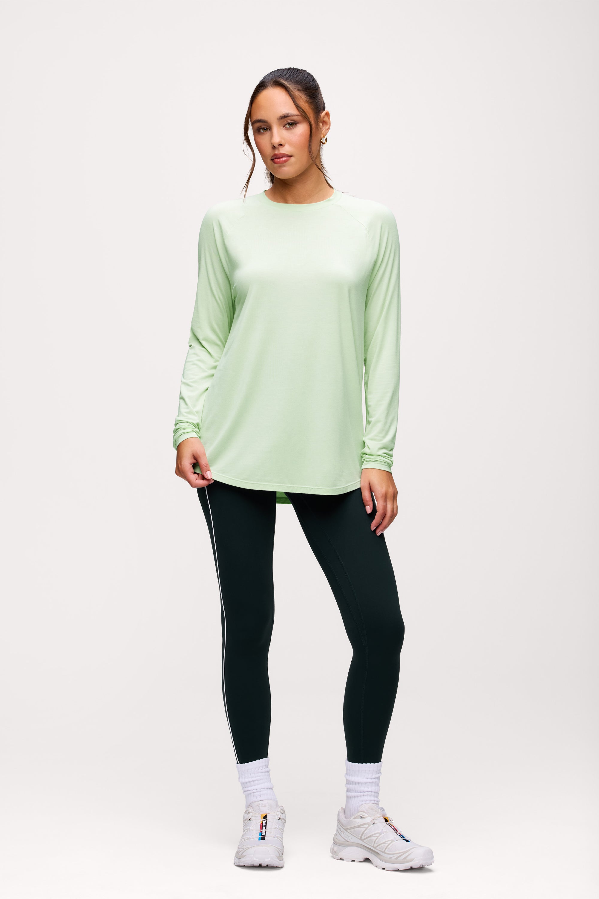 Featherweight Active Long Sleeve Shirt | Matcha