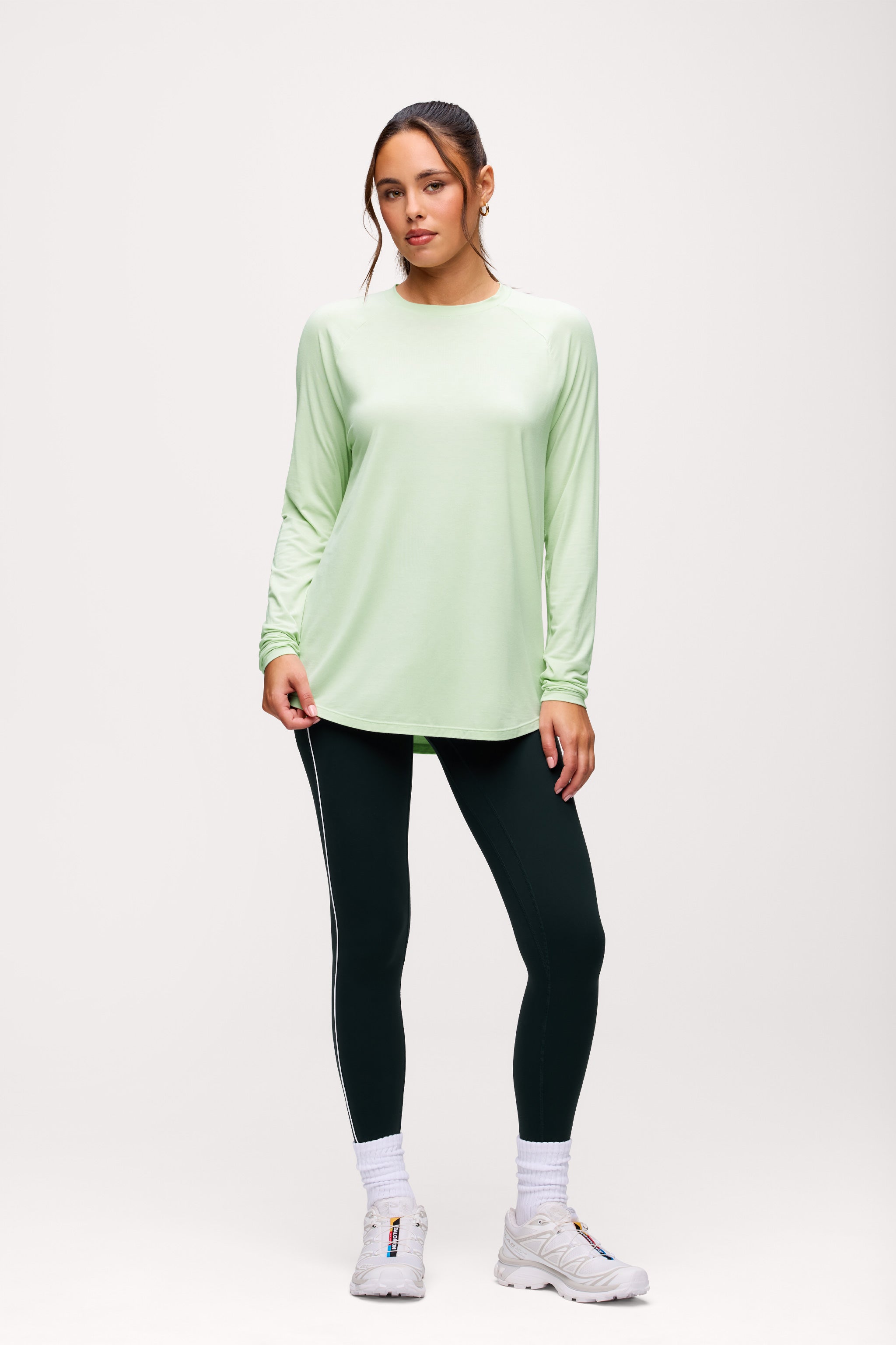 Featherweight Active Long Sleeve Shirt | Matcha