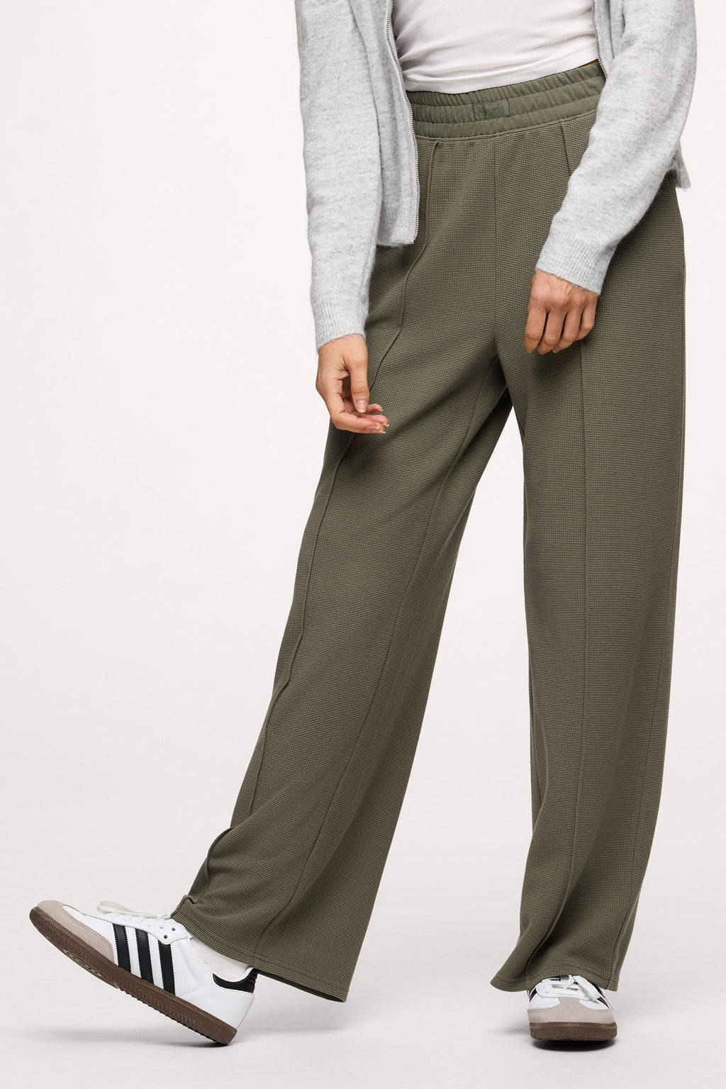 Performance Waffle Wide Leg Pant
