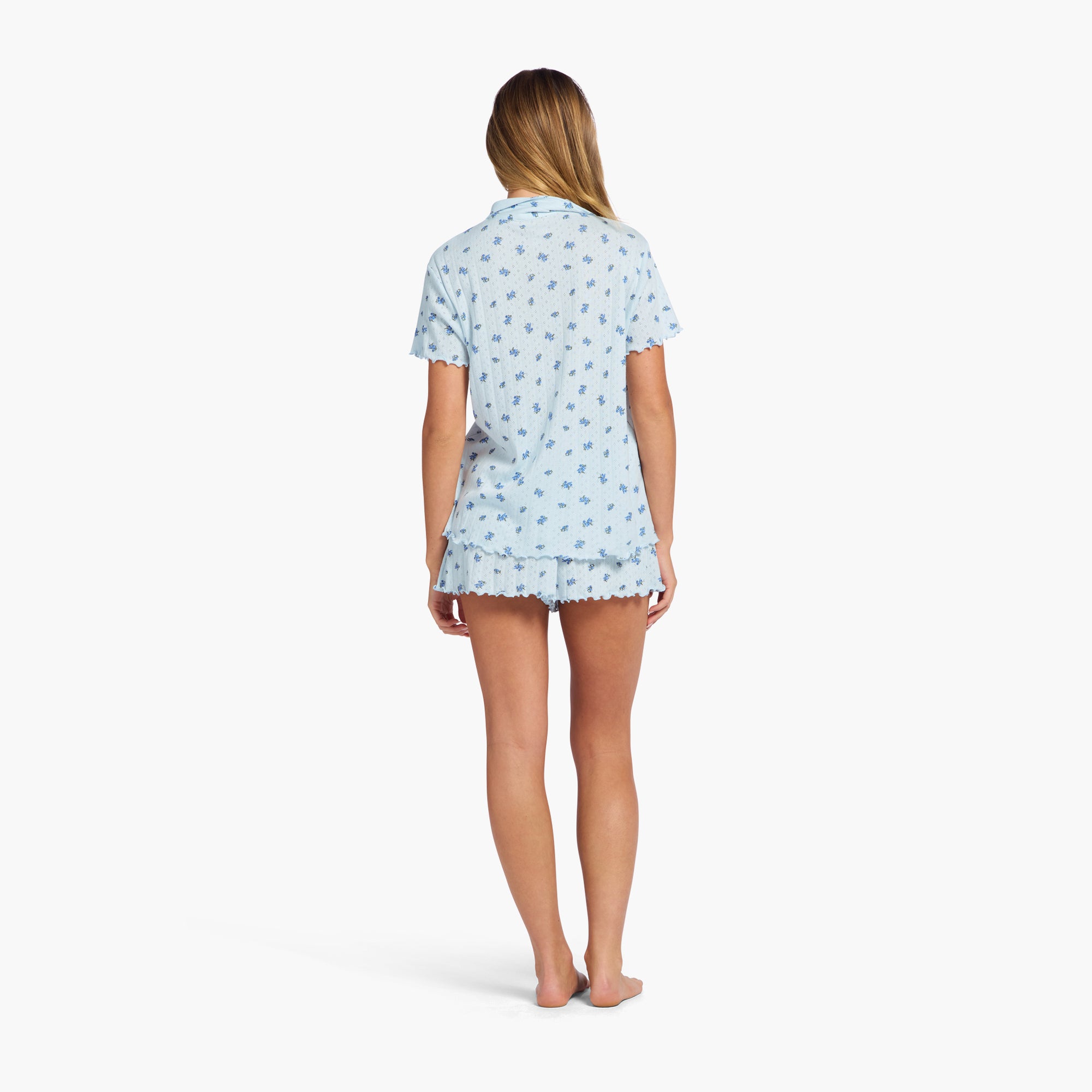 Pointelle Pajama Short Set