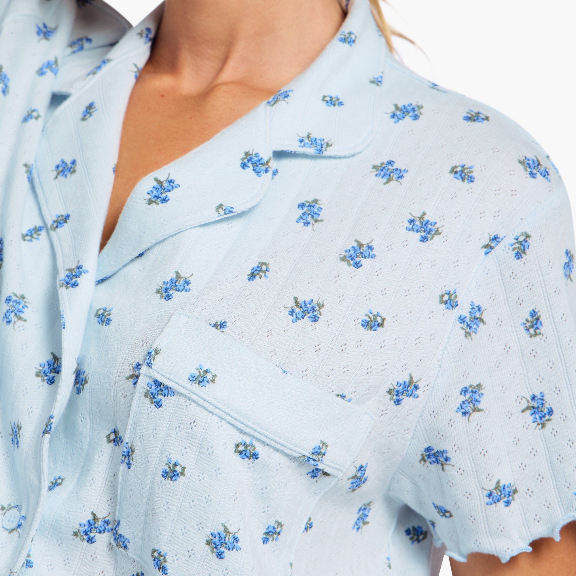 Pointelle Pajama Short Set