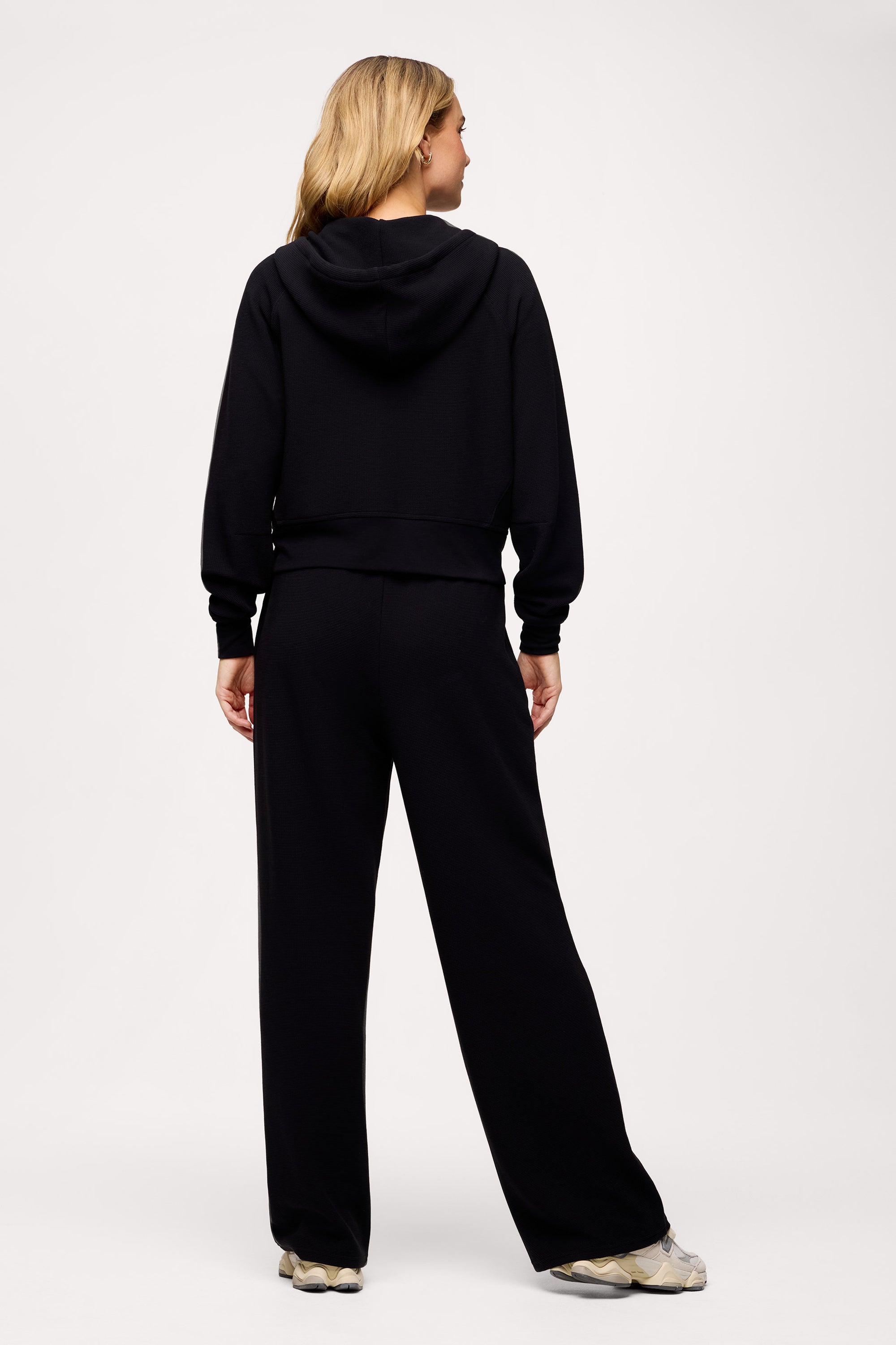 Performance Waffle Zip Up Hoodie