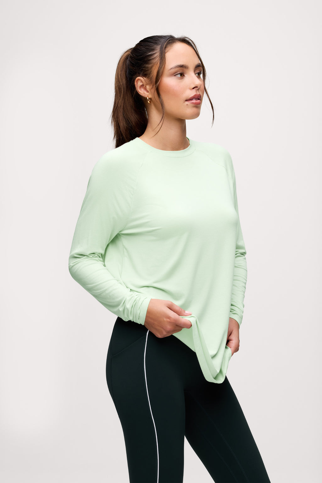 Featherweight Active Long Sleeve Shirt | Matcha