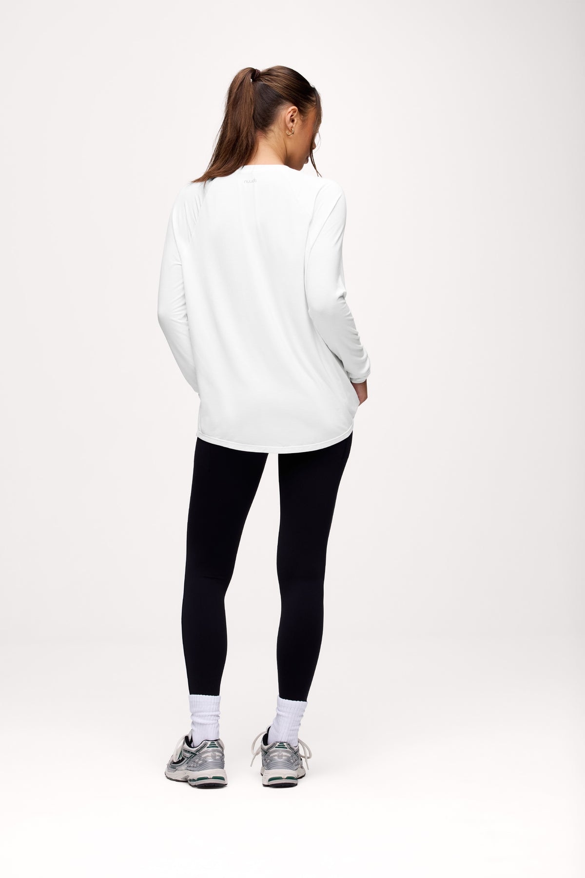 Color:White | Featherweight Active Long Sleeve Shirt
