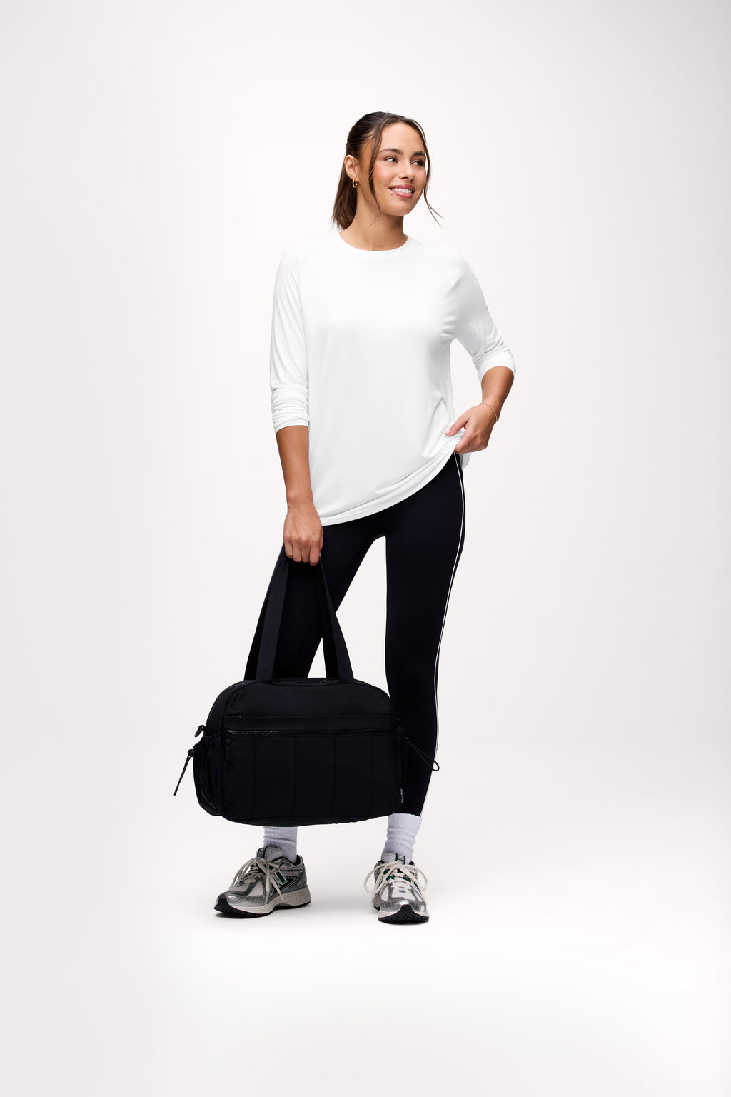 Featherweight Active Long Sleeve Shirt | White