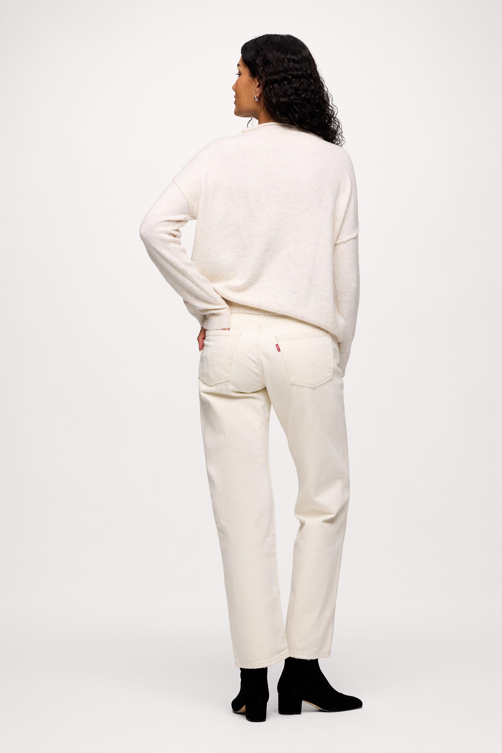 Cozy Knit Mock Neck Sweater