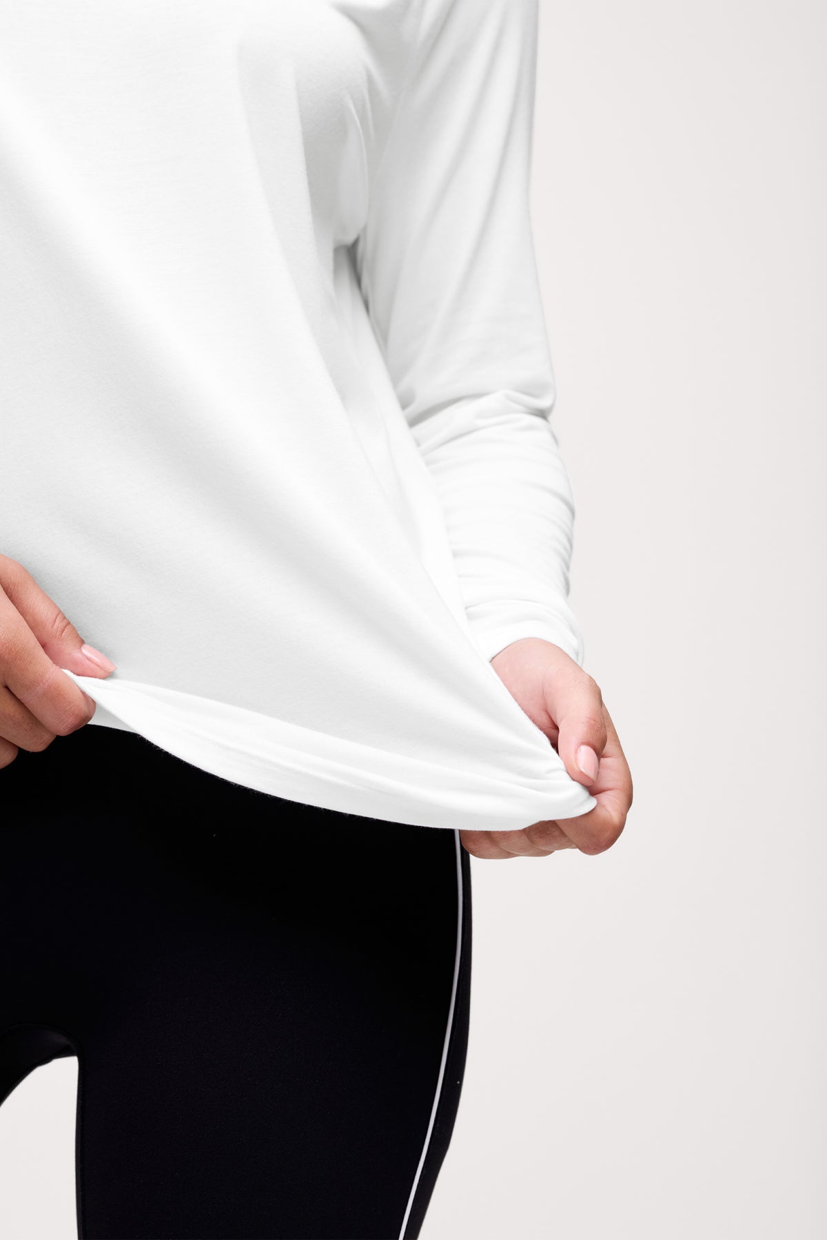 Color:White | Featherweight Active Long Sleeve Shirt