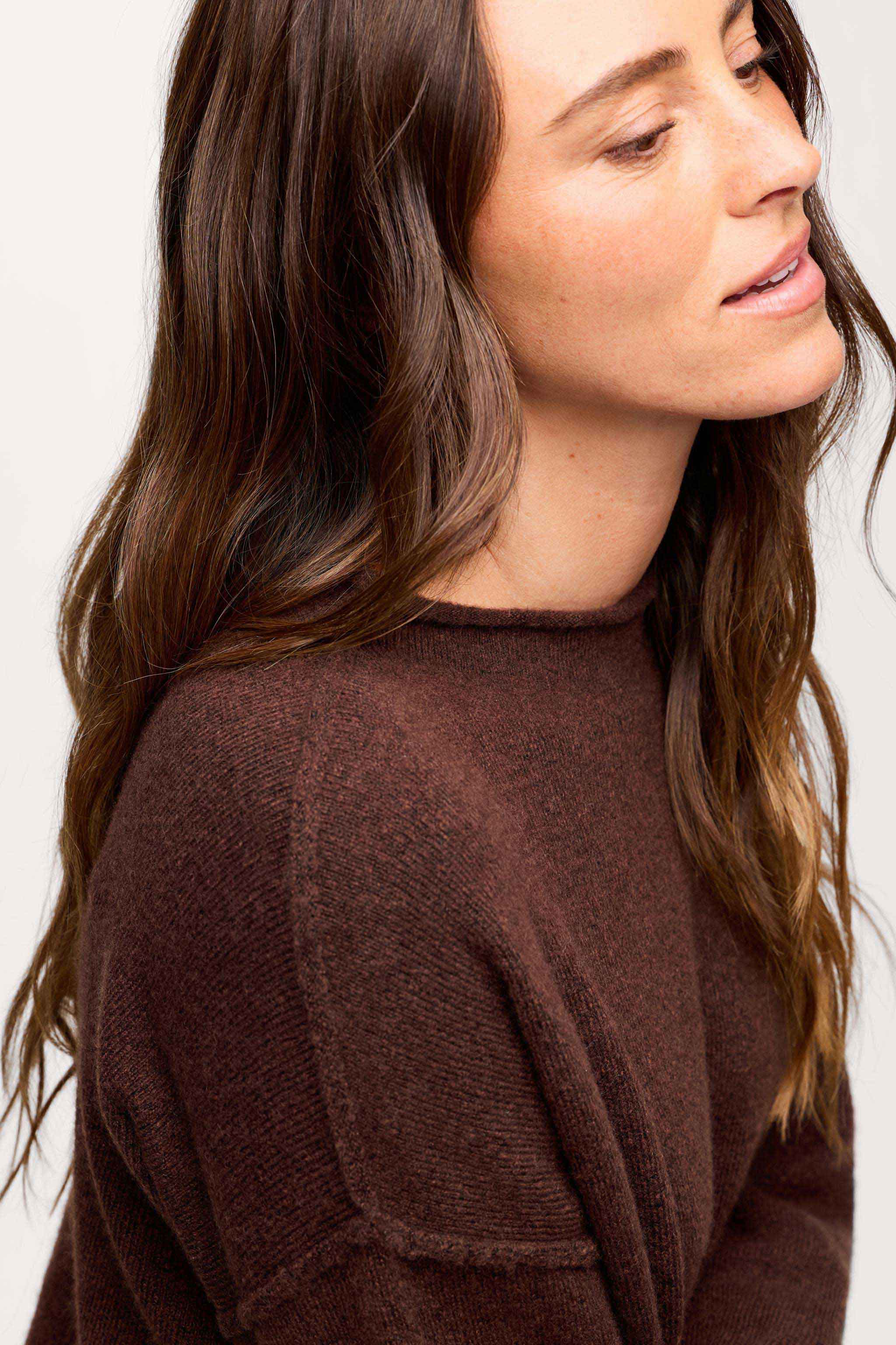 Cozy Knit Mock Neck Sweater