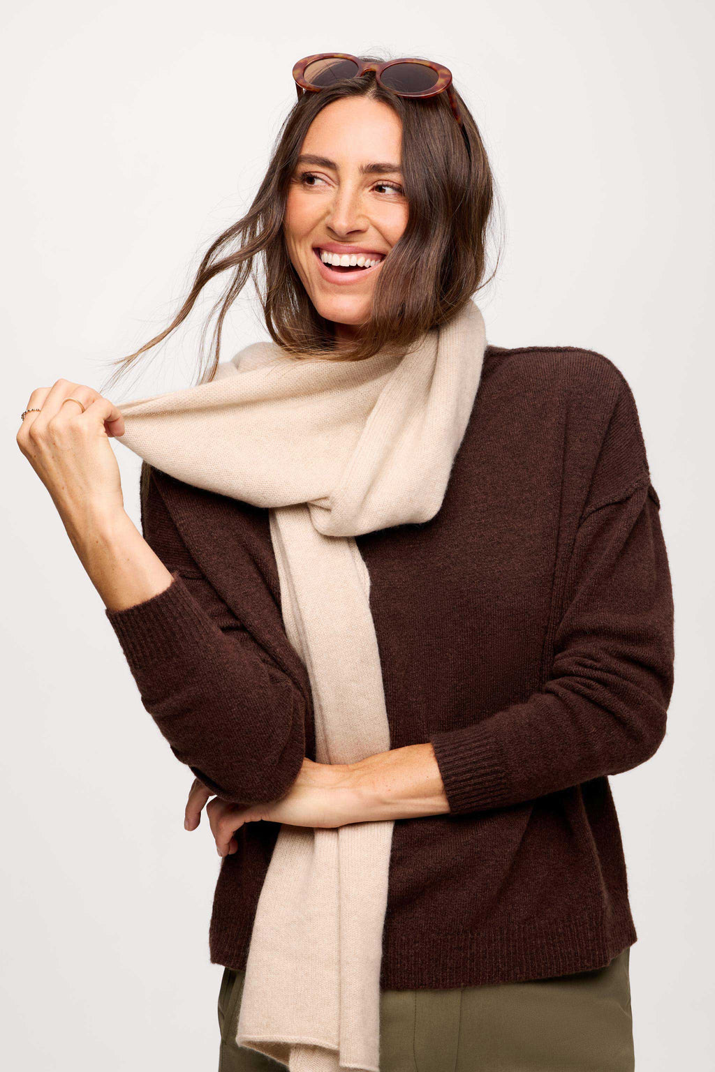 Cozy Knit Mock Neck Sweater