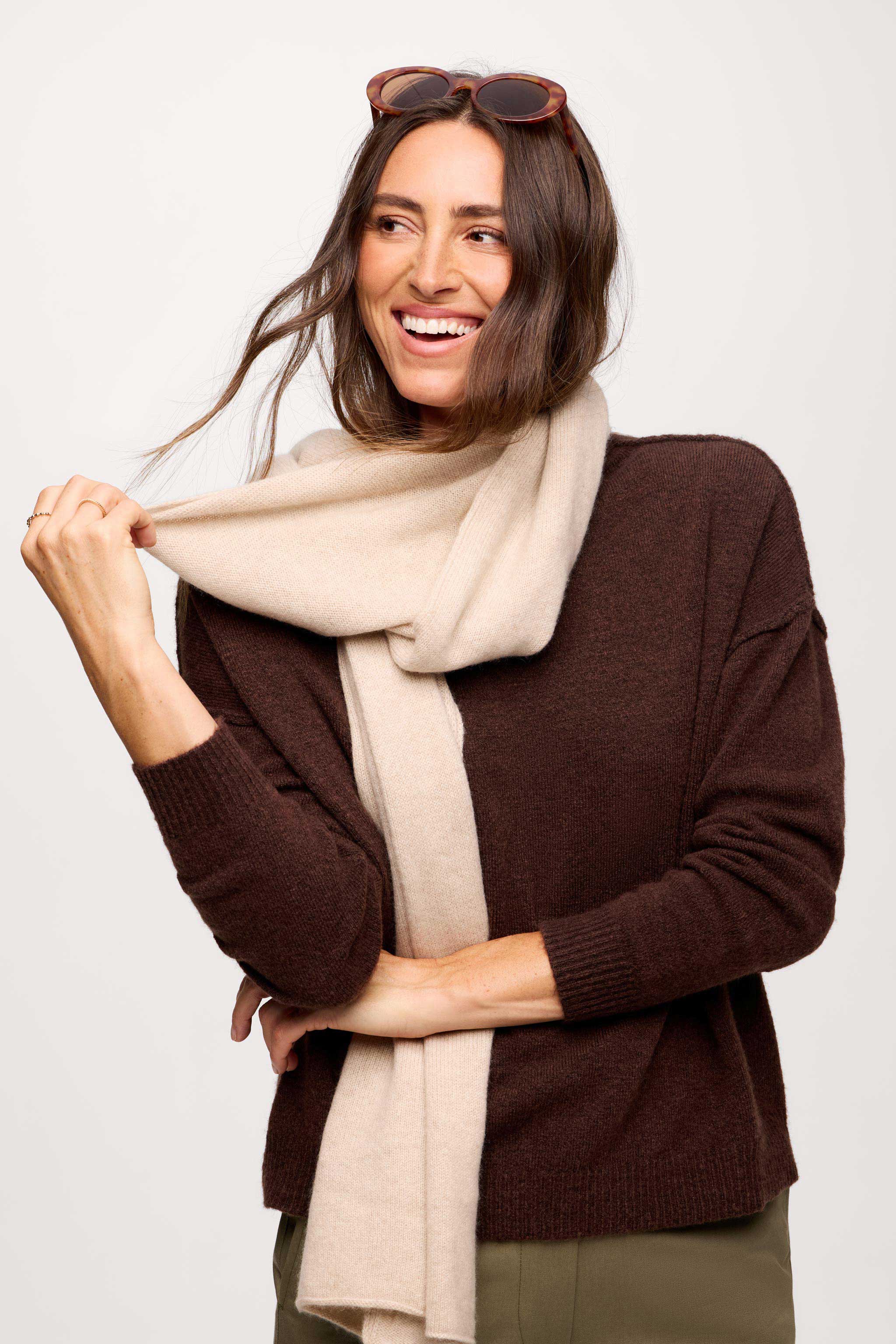Cozy Knit Mock Neck Sweater