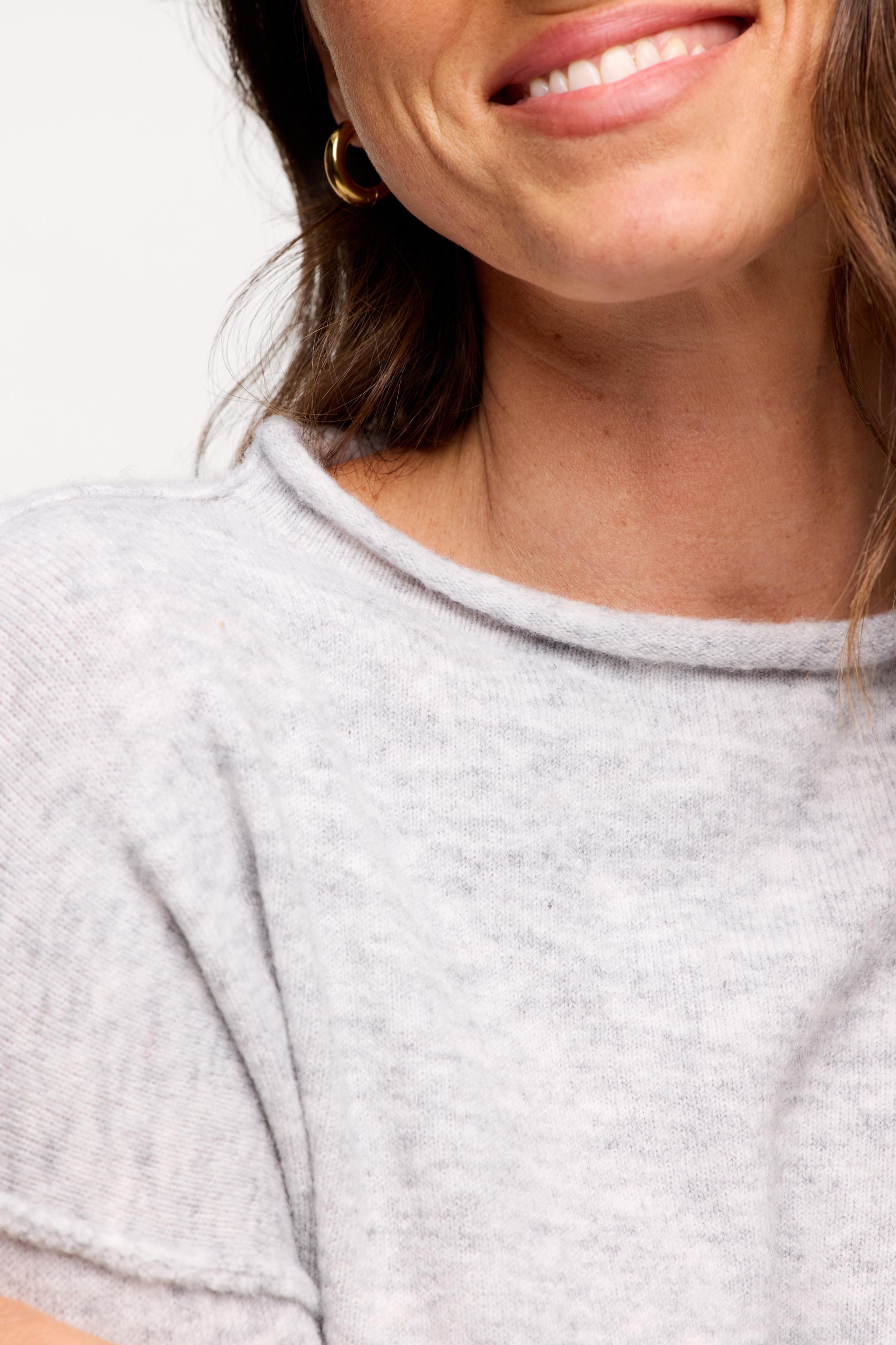 Cozy Knit Mock Neck Sweater