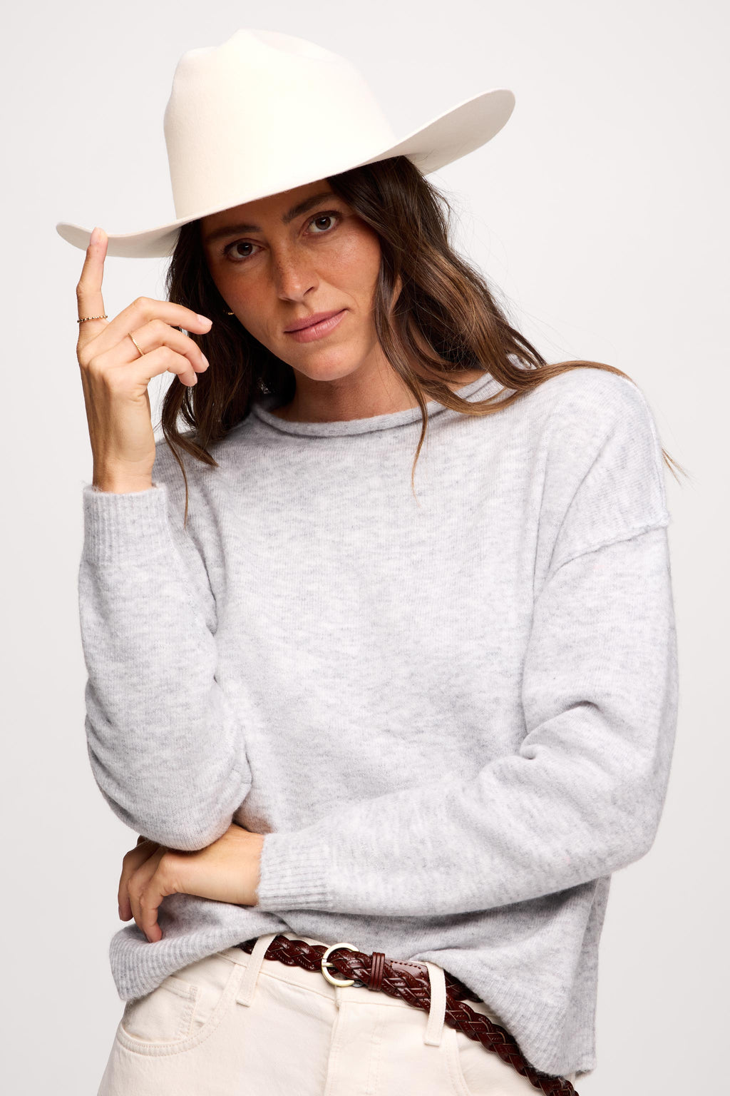 Cozy Knit Mock Neck Sweater