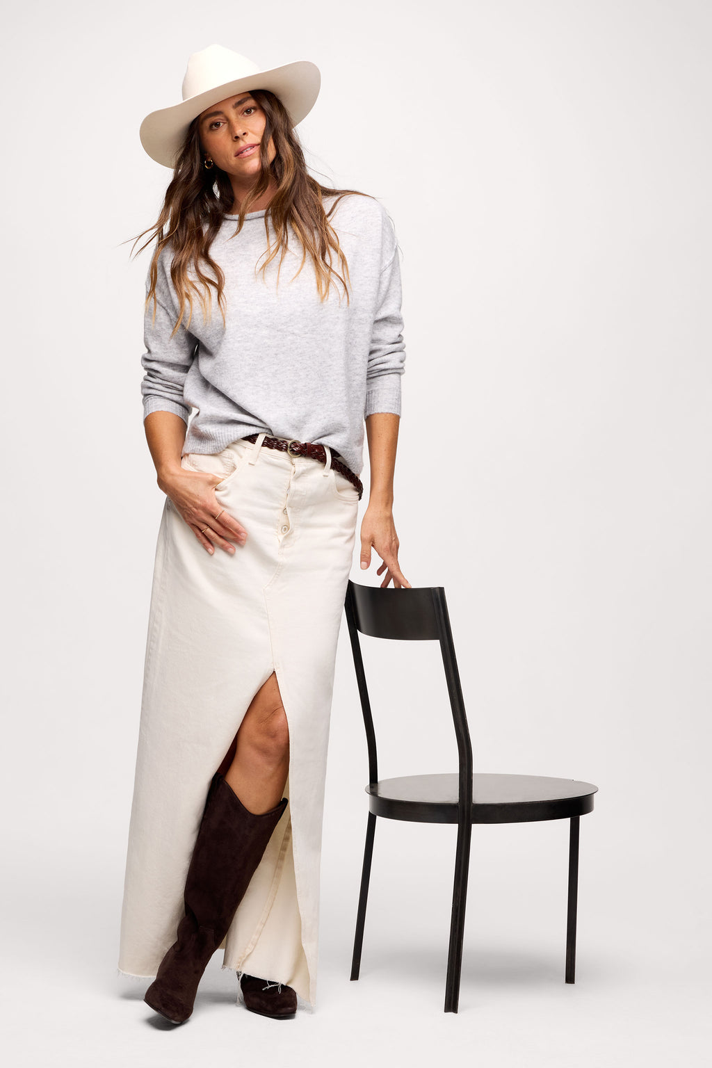 Cozy Knit Mock Neck Sweater