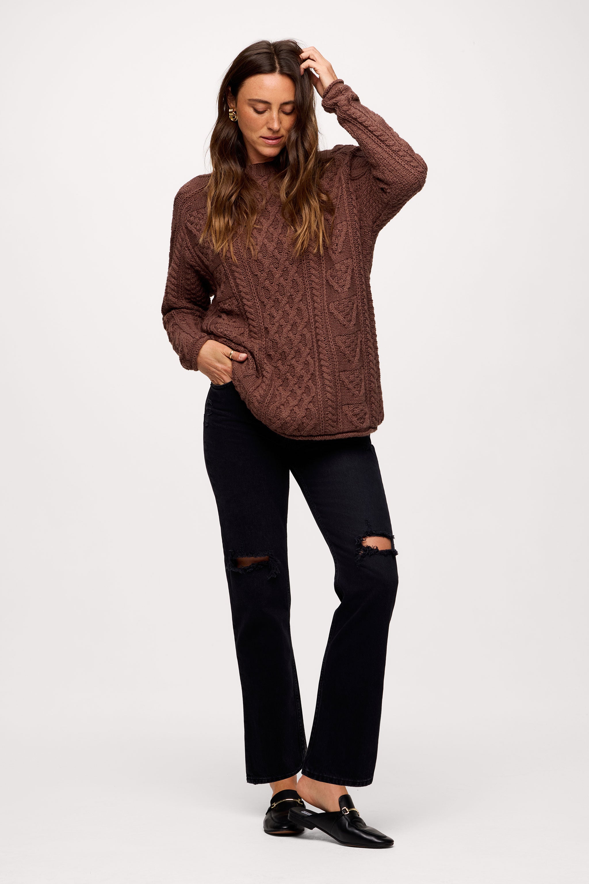 Heritage Cable Sweater