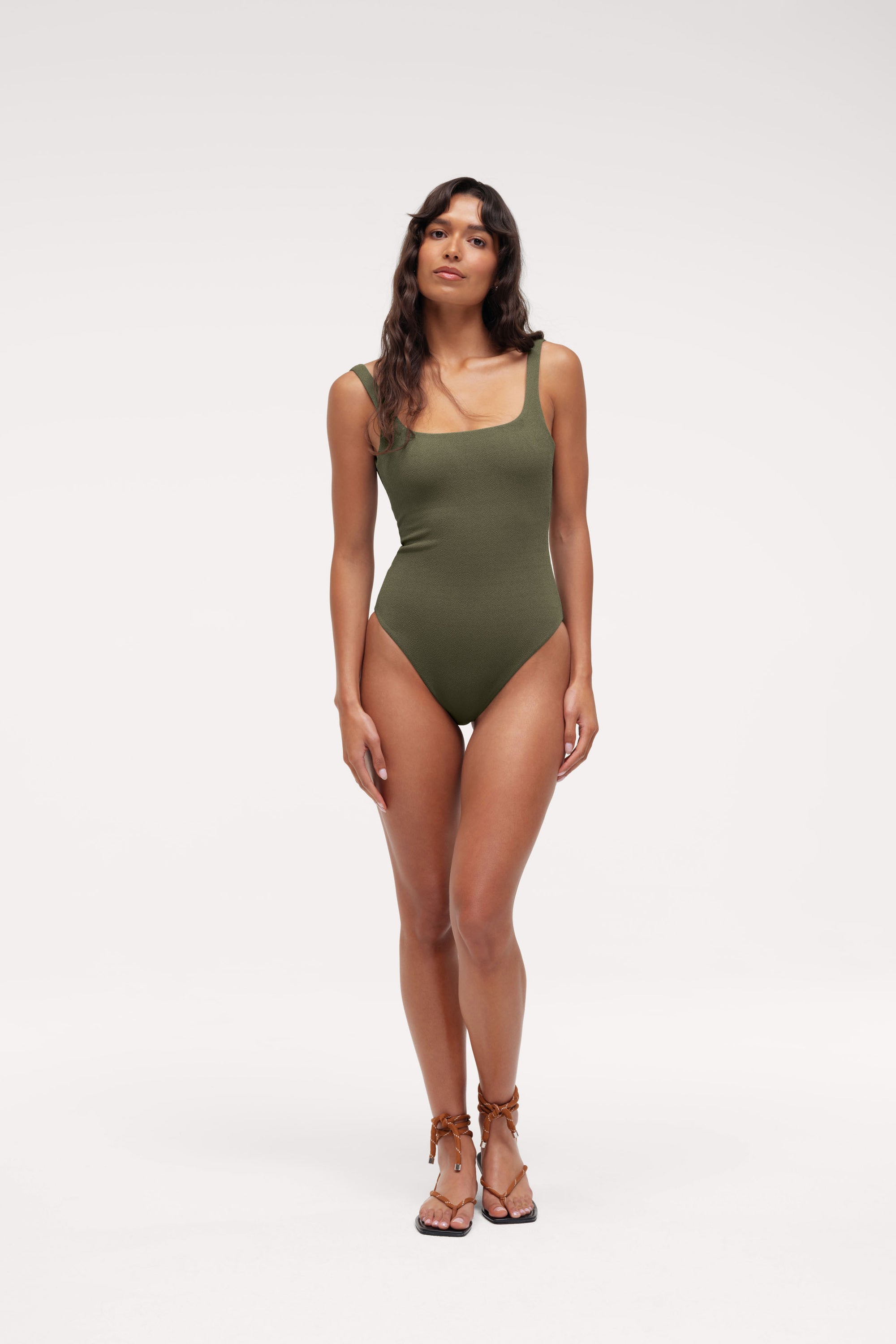 Square Neck One Piece