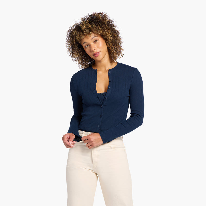 Pointelle Cardigan image 