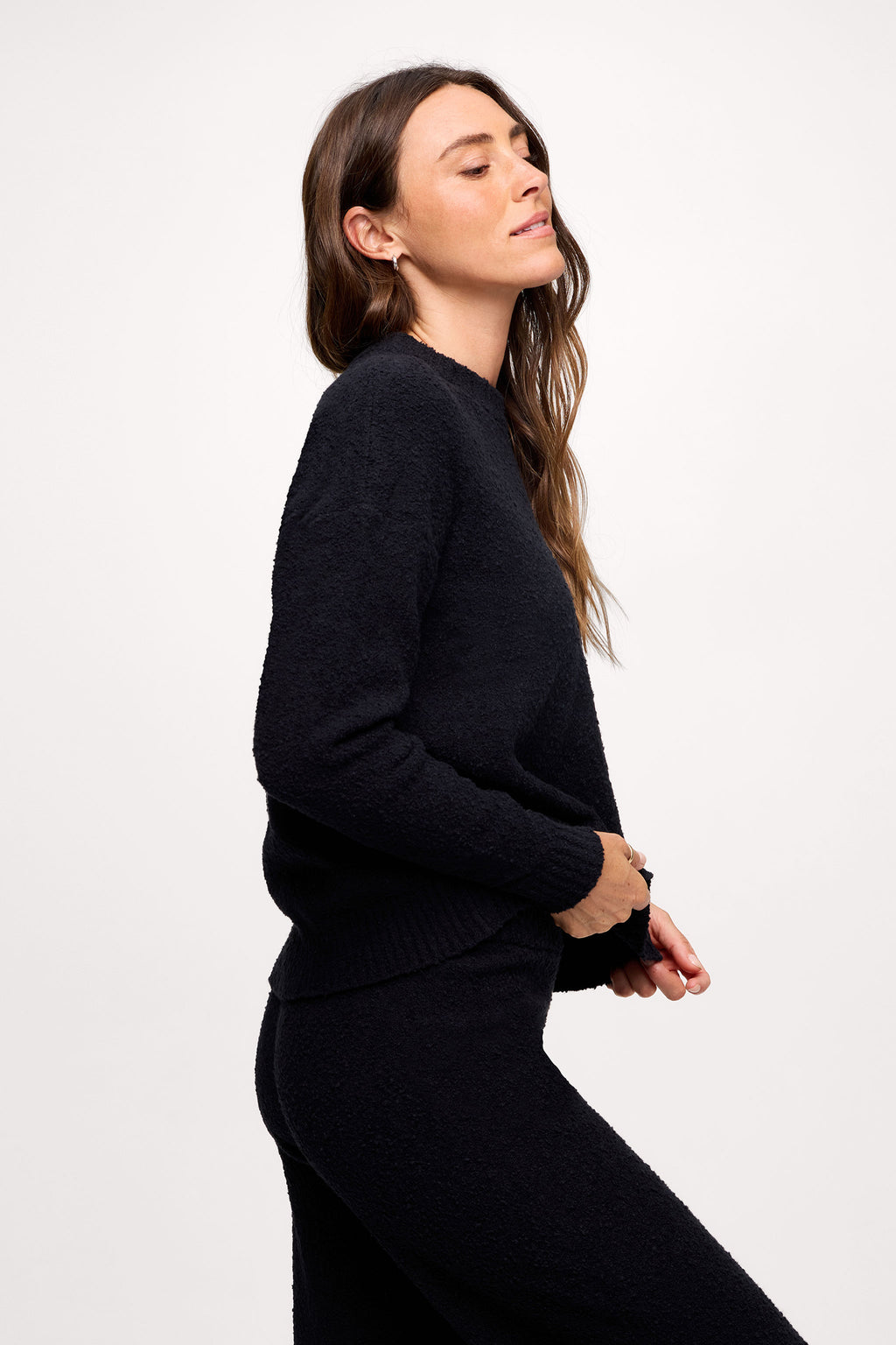 Boucle Crewneck Sweater