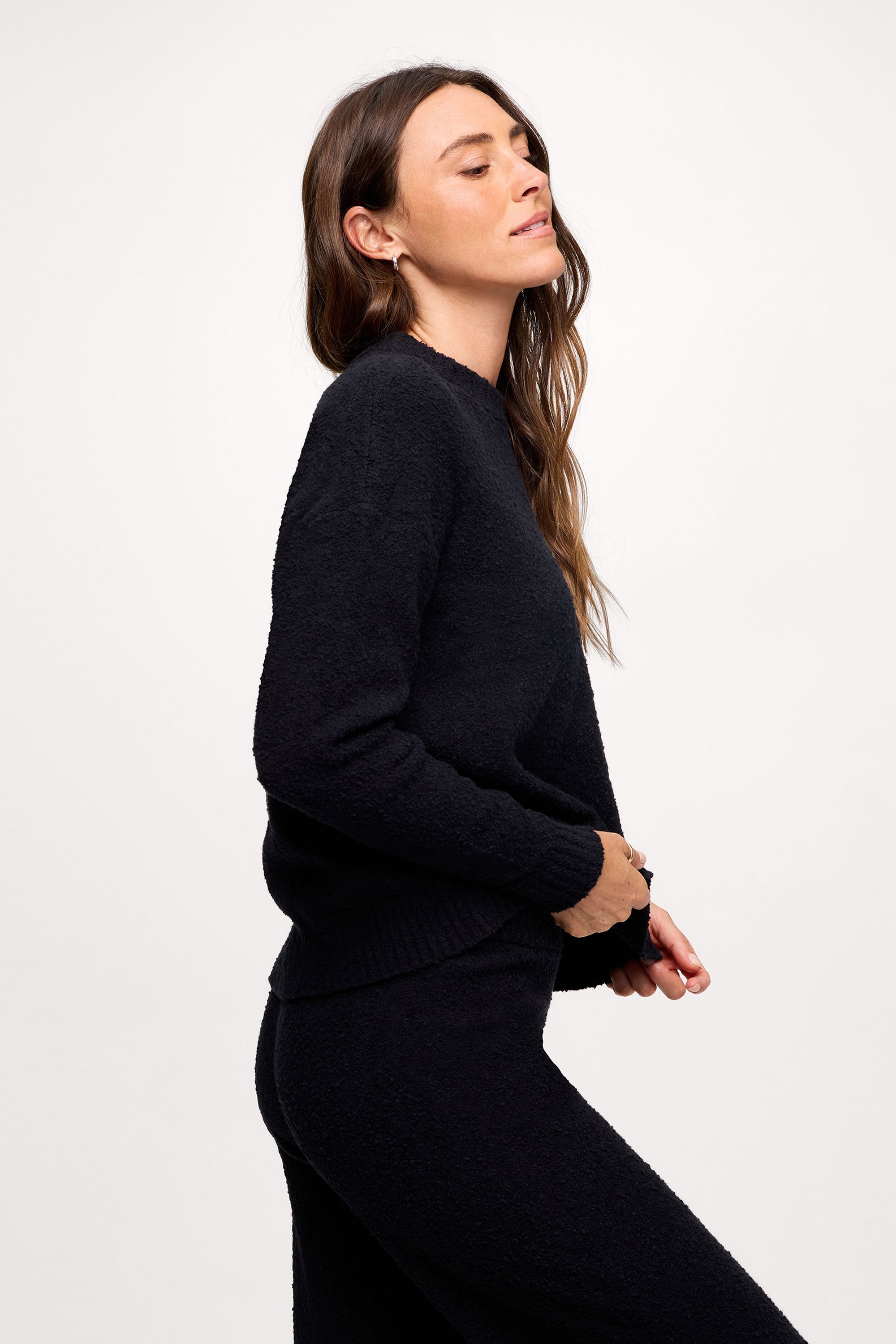 Boucle Crewneck Sweater