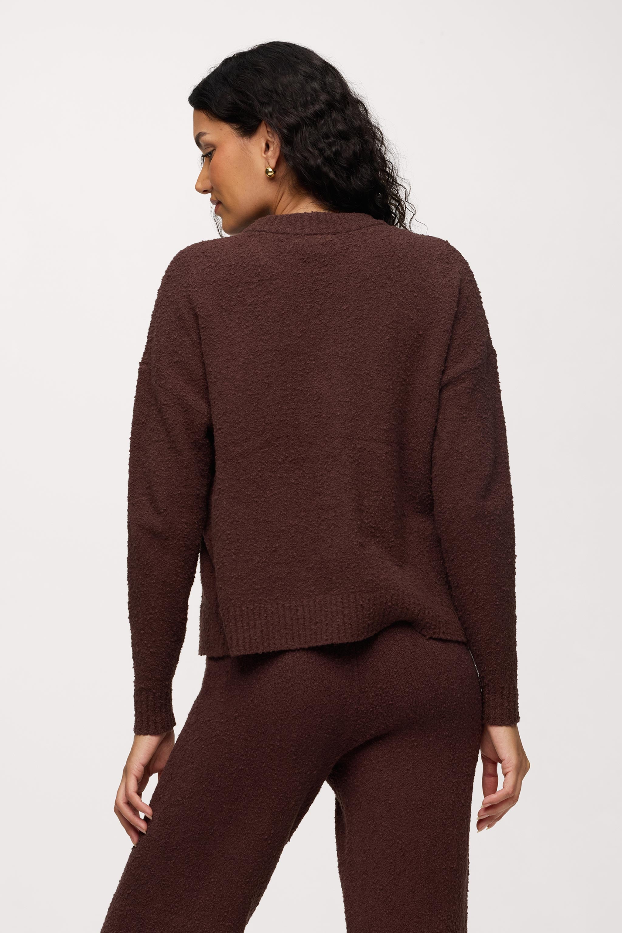 Boucle Crewneck Sweater