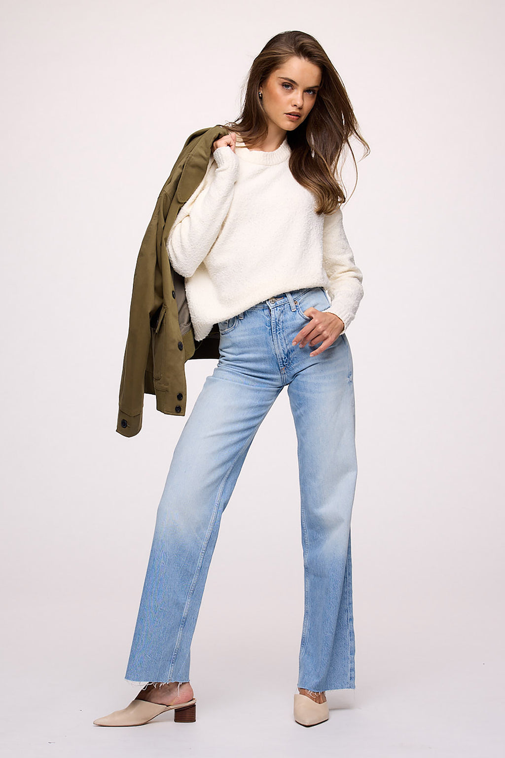 Boucle Crewneck Sweater