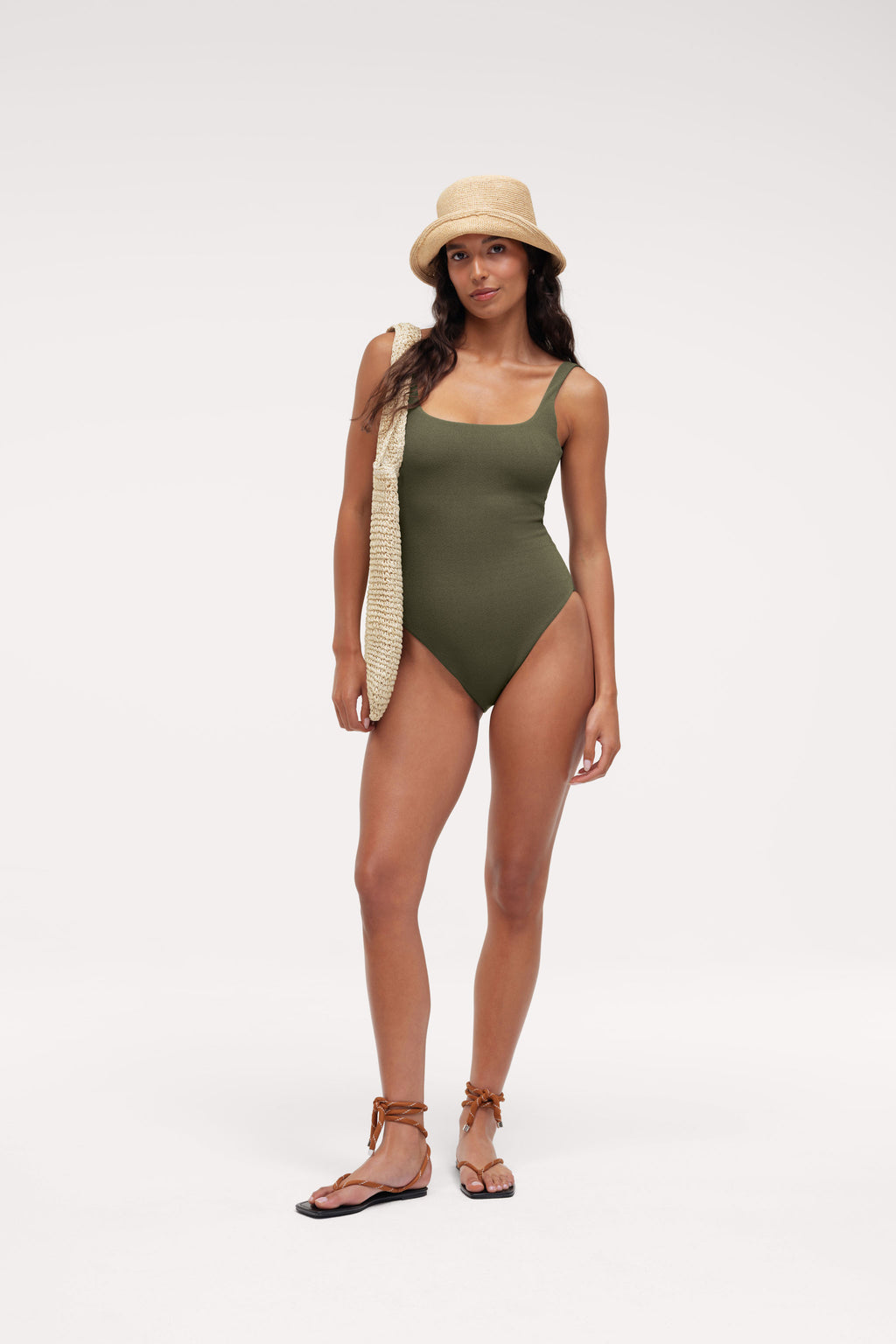 Square Neck One Piece