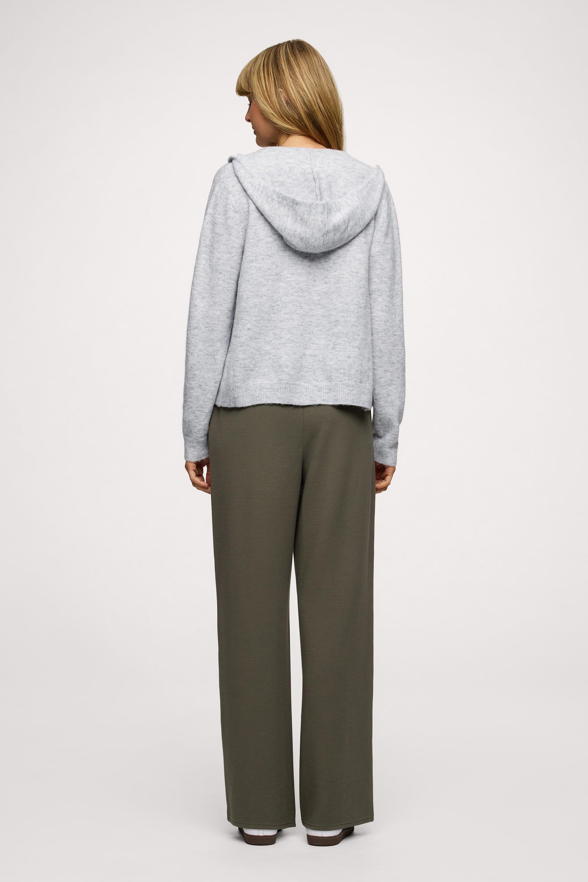 Cozy Knit Zip Up Cardigan