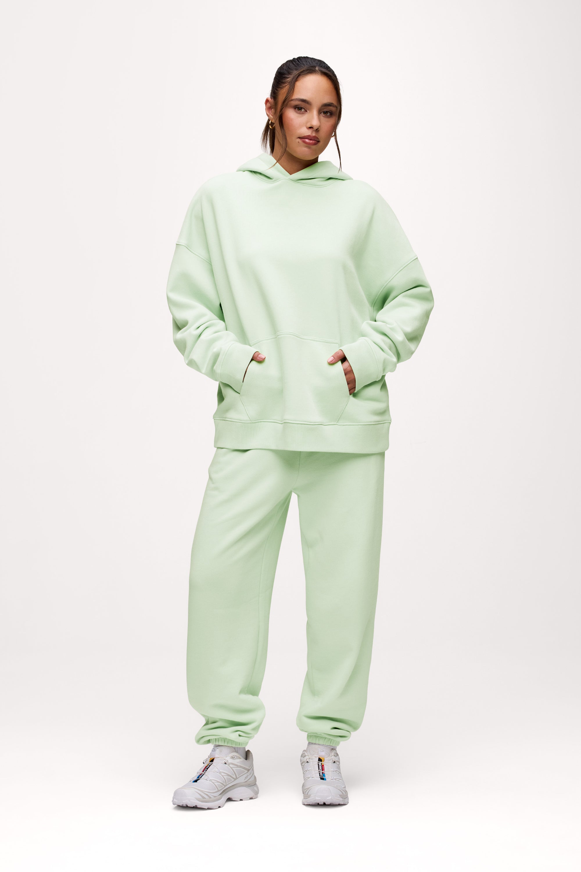 Core Fleece Hoodie | Matcha