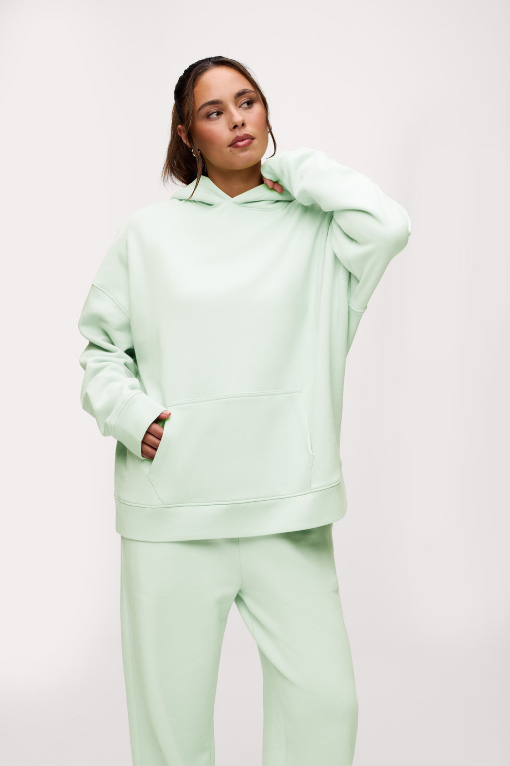 Core Fleece Hoodie | Matcha