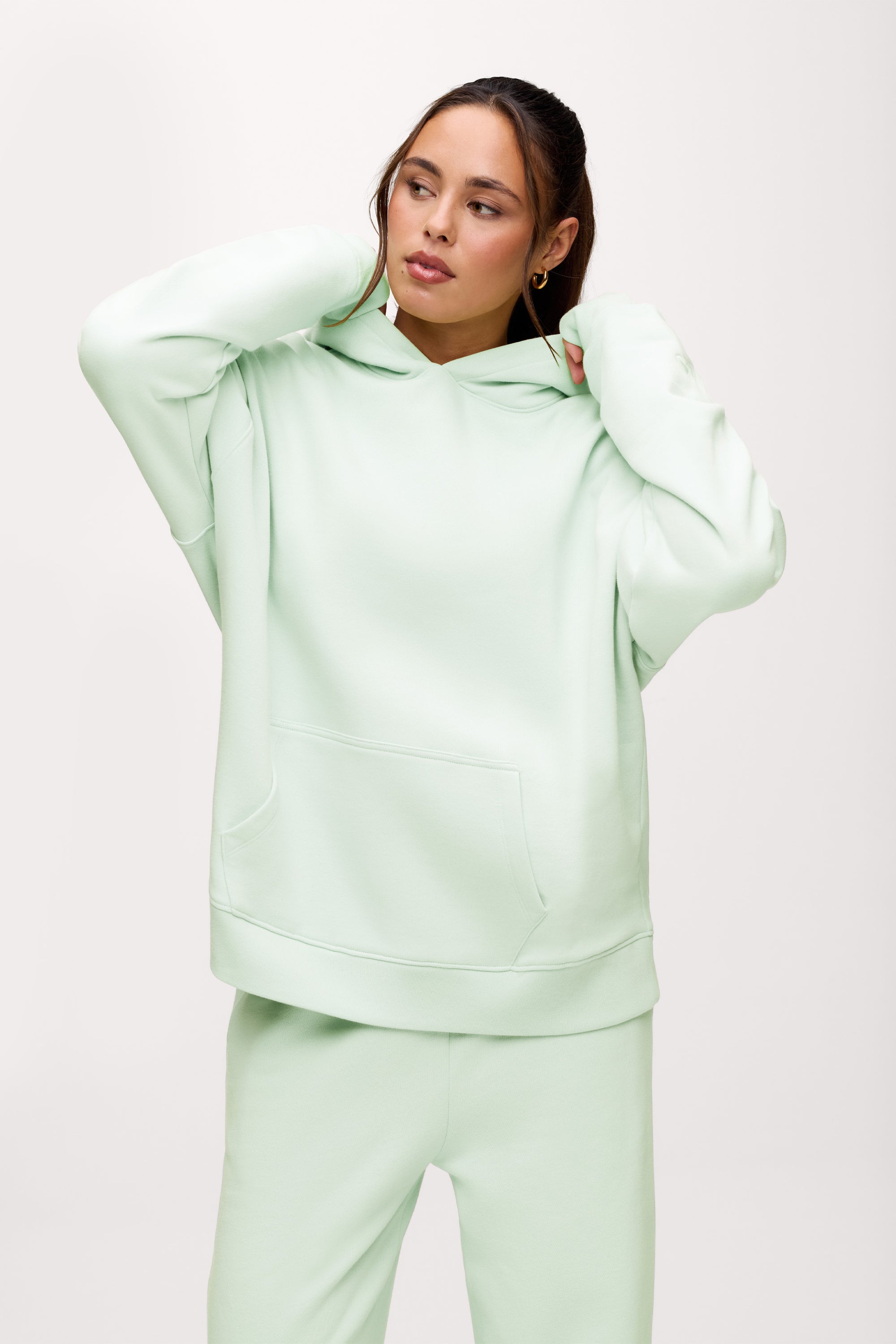 Core Fleece Hoodie | Matcha