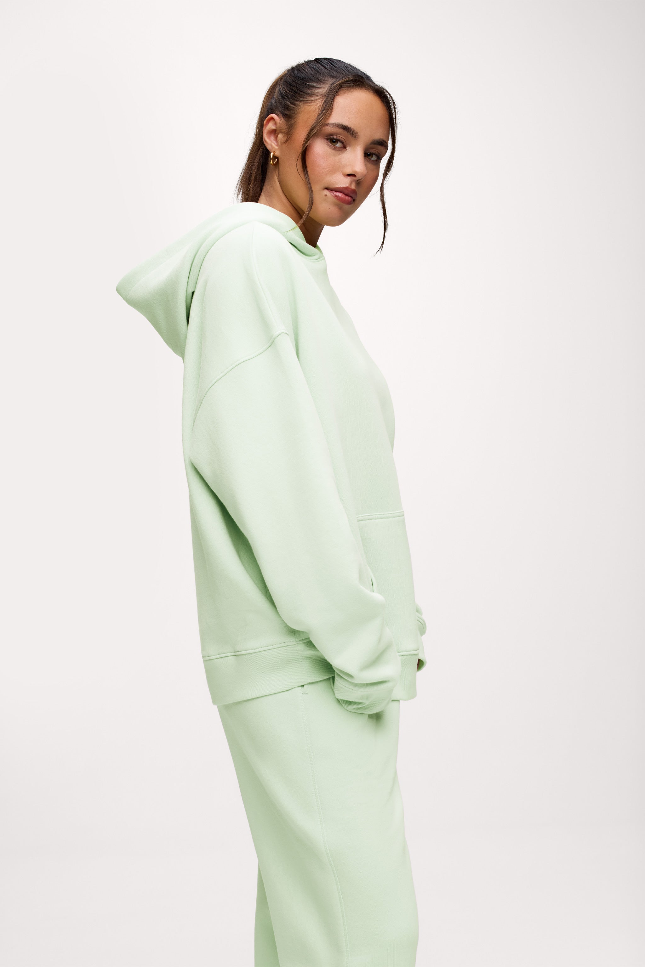 Core Fleece Hoodie | Matcha